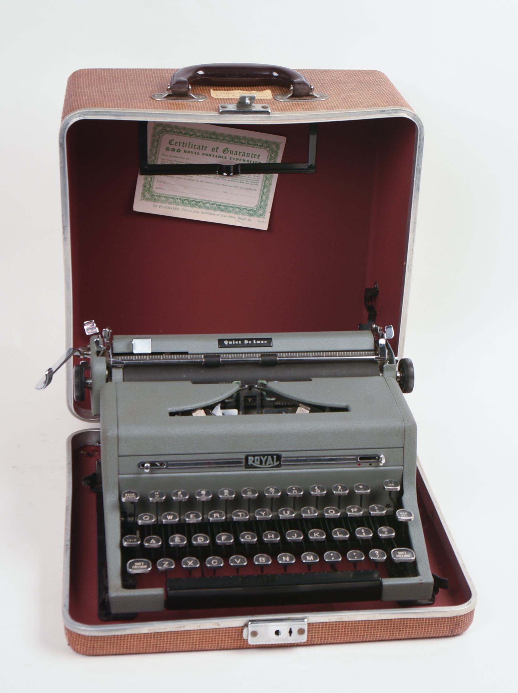 Royal Quite Deluxe Typewriter.