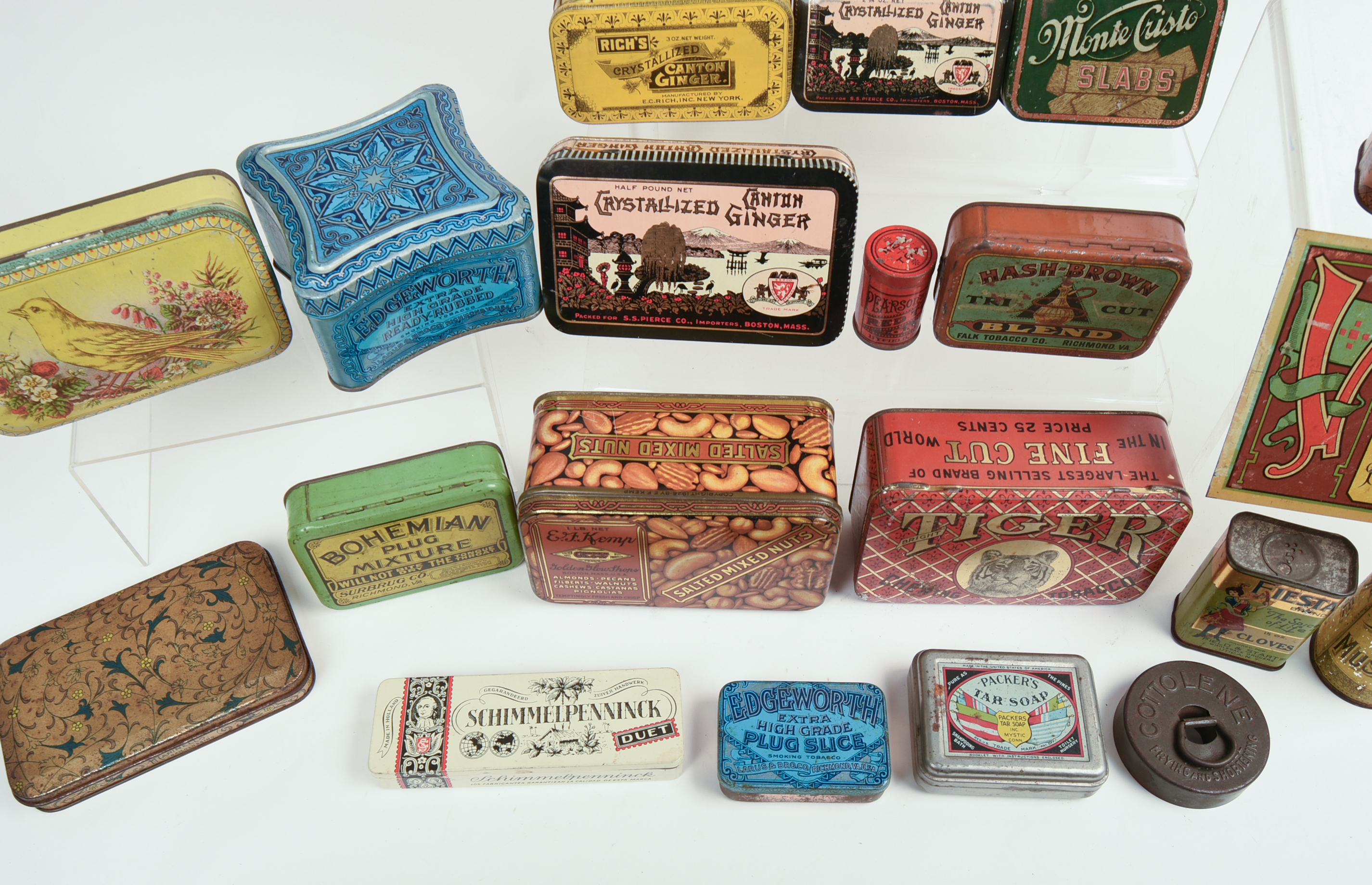 Large Collection of Advertising Tins.