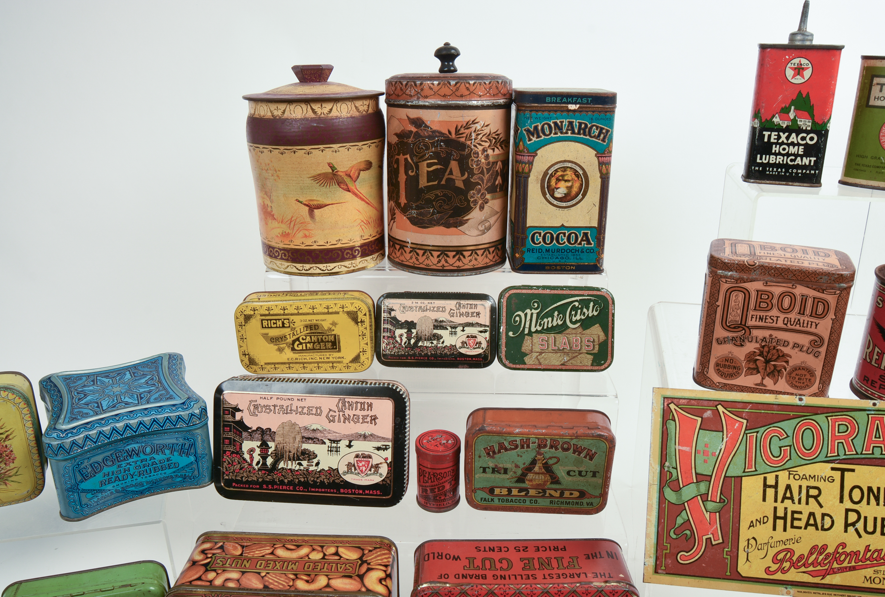Large Collection of Advertising Tins.