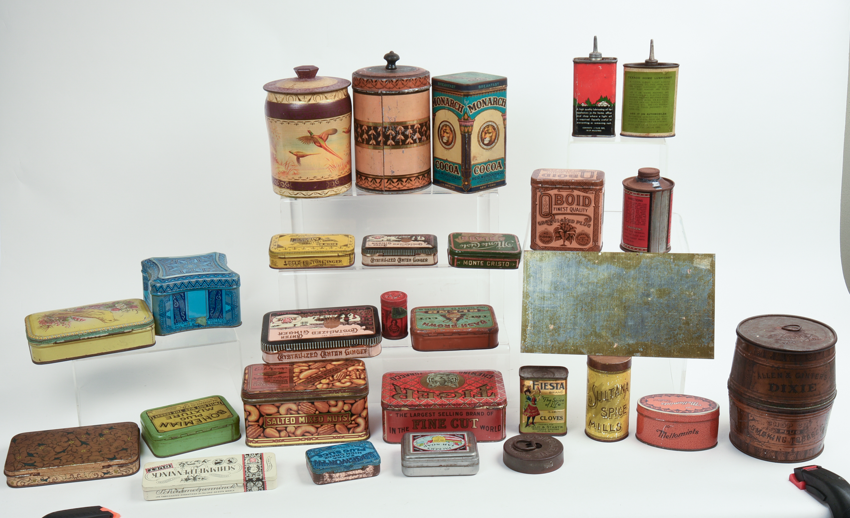 Large Collection of Advertising Tins.