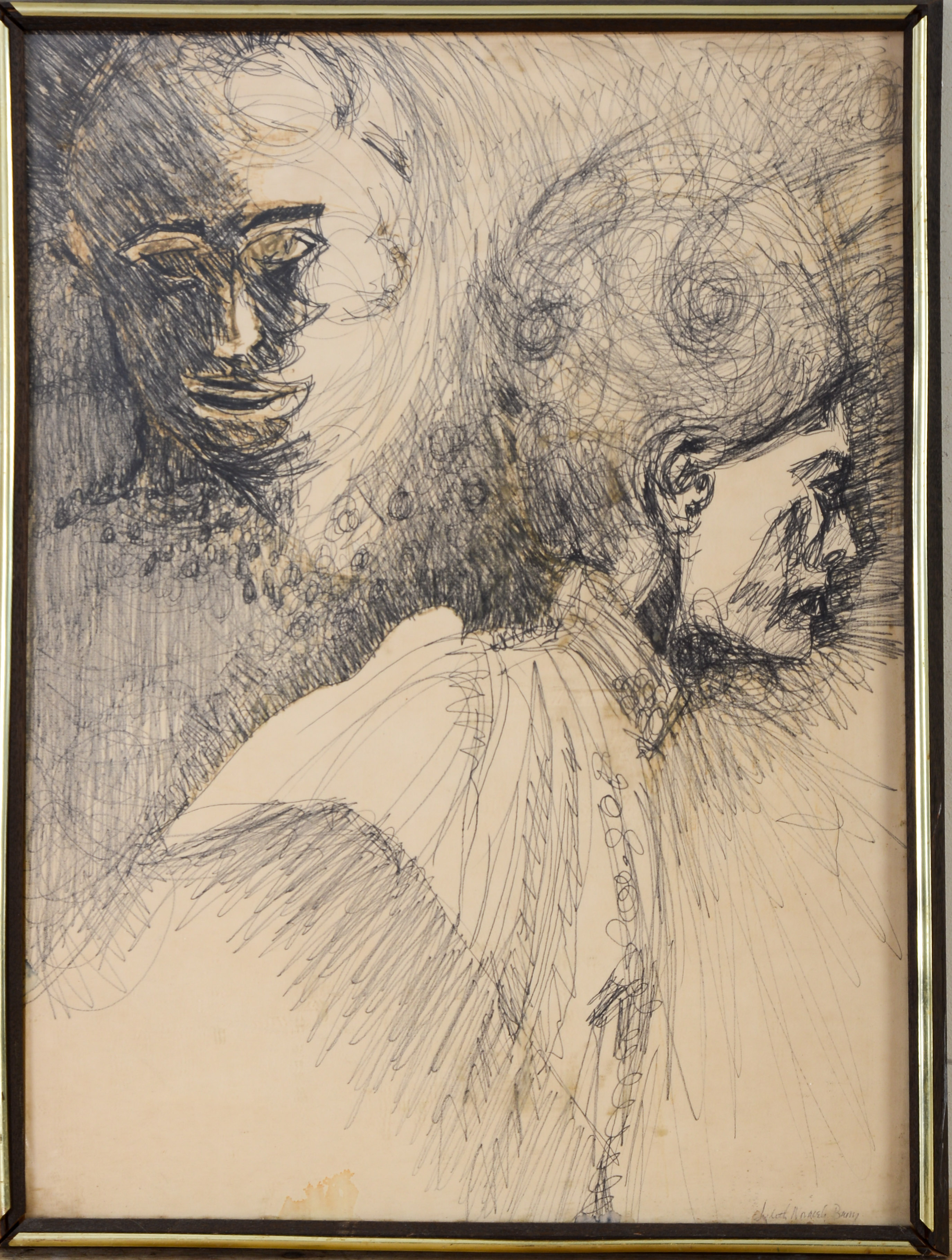 JUDITH WORACEK BARRY MULLEN (B. 1938). TWO FIGURES.