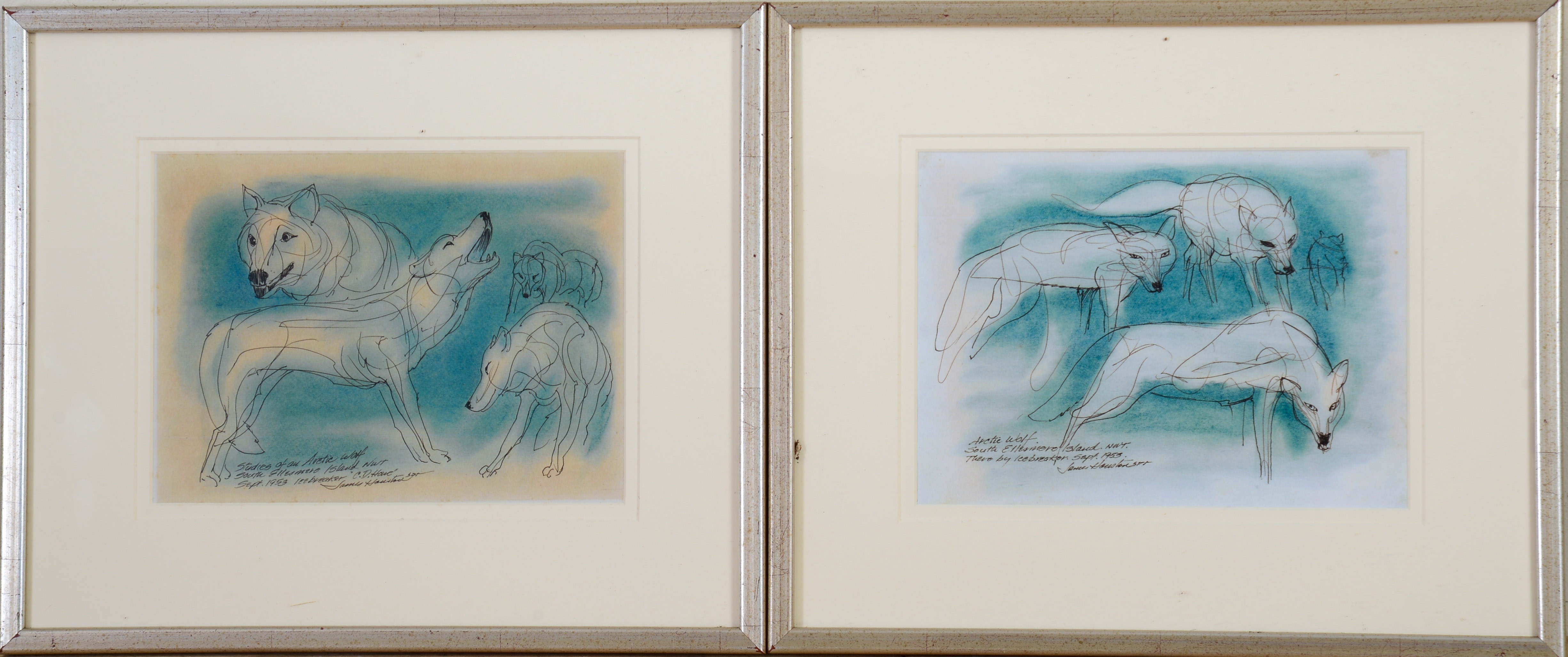 TWO PRINTS, AFTER JAMES ARCHIBALD HOUSTON.