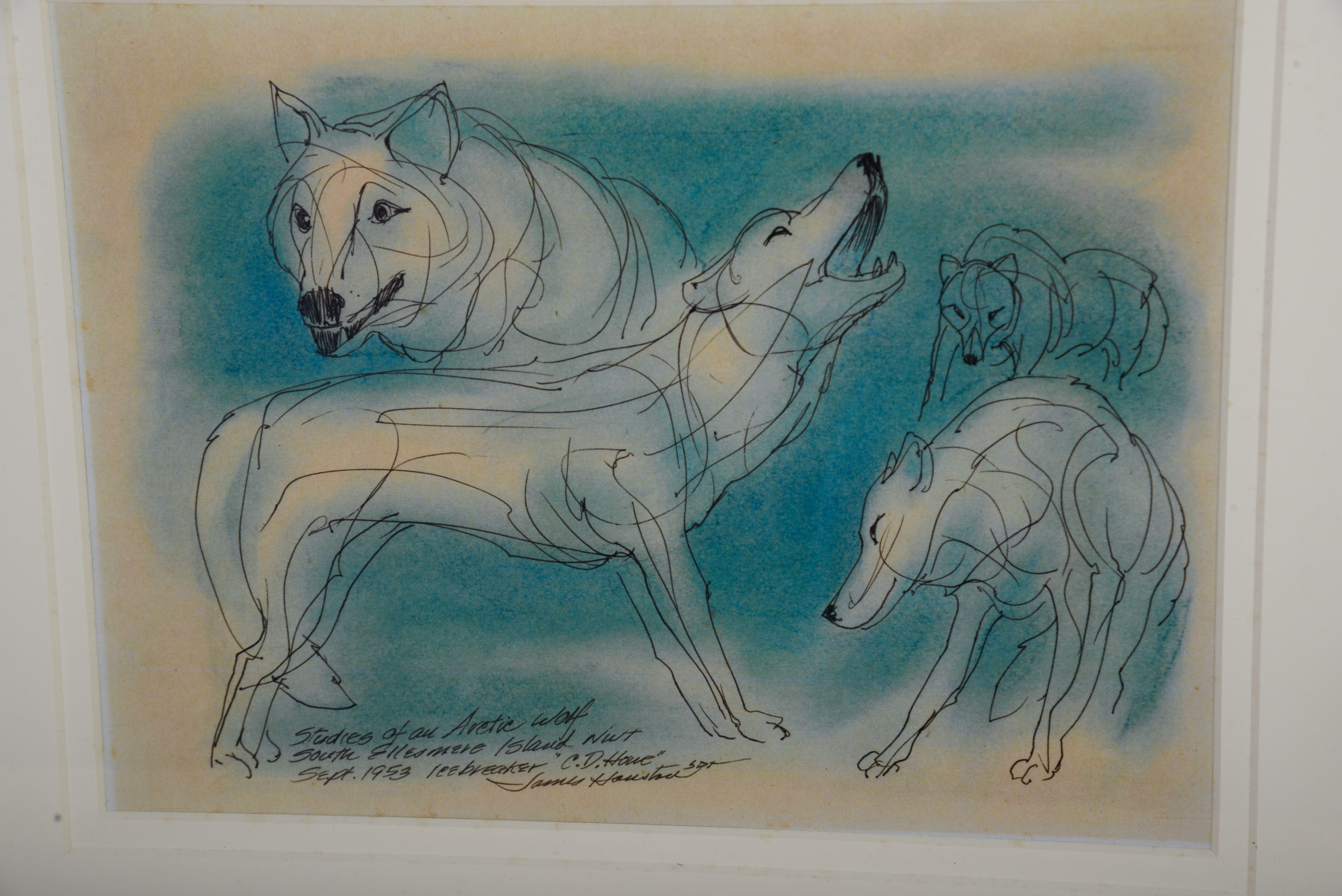 TWO PRINTS, AFTER JAMES ARCHIBALD HOUSTON.