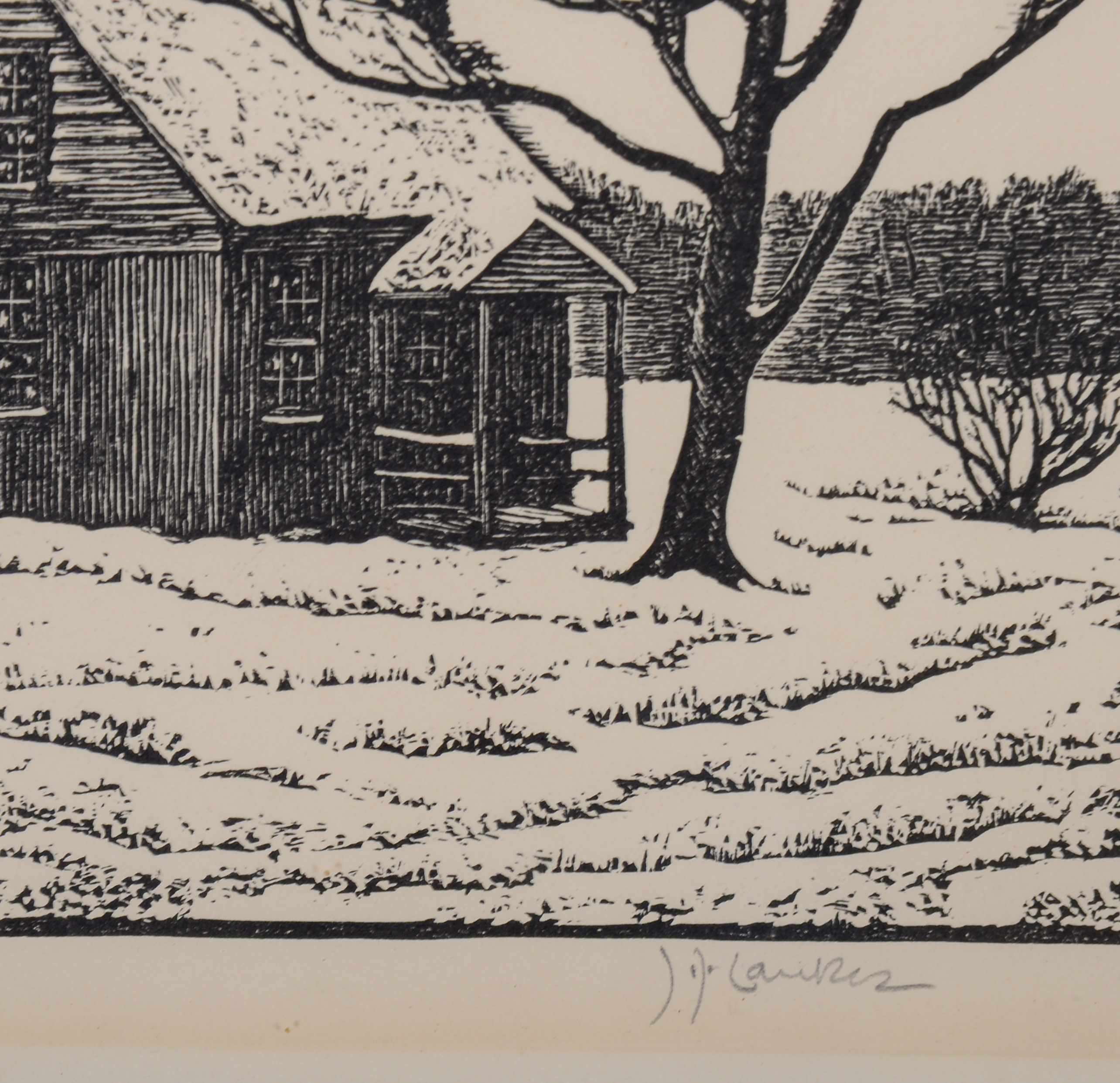 LANKESSI WOODBLOCK PRINT.