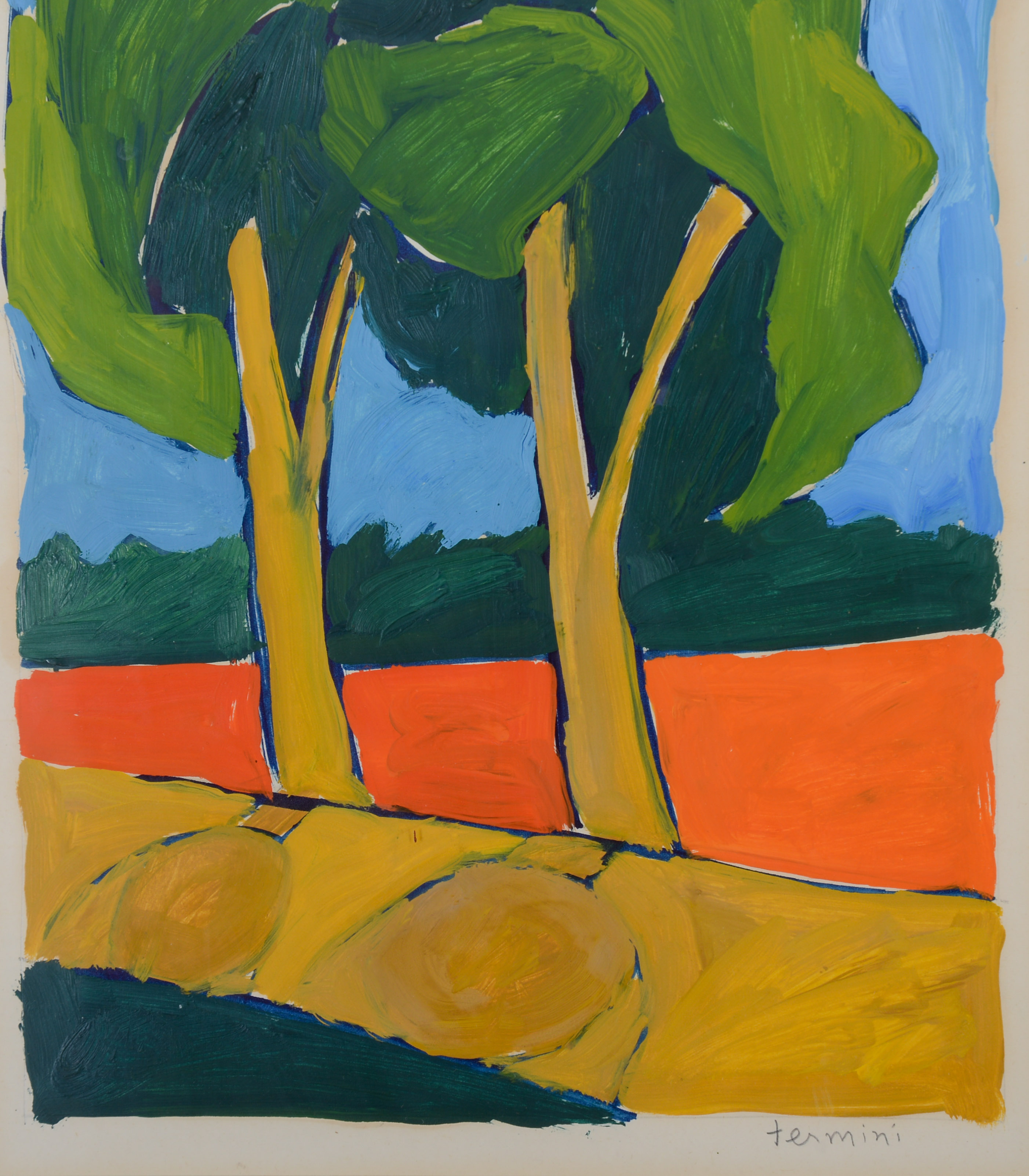 MARIA TERMINI (B. 1941). TREES.