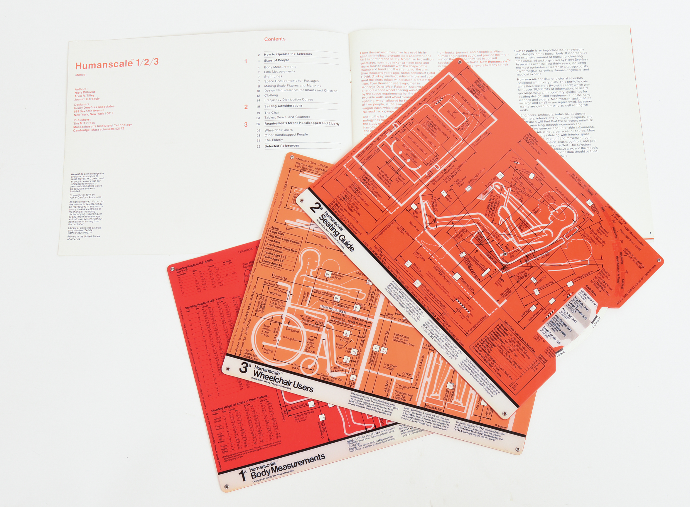 HENRY DREYFUSS ASSOCIATES HUMANSCALE PORTFOLIO 1/2/3.