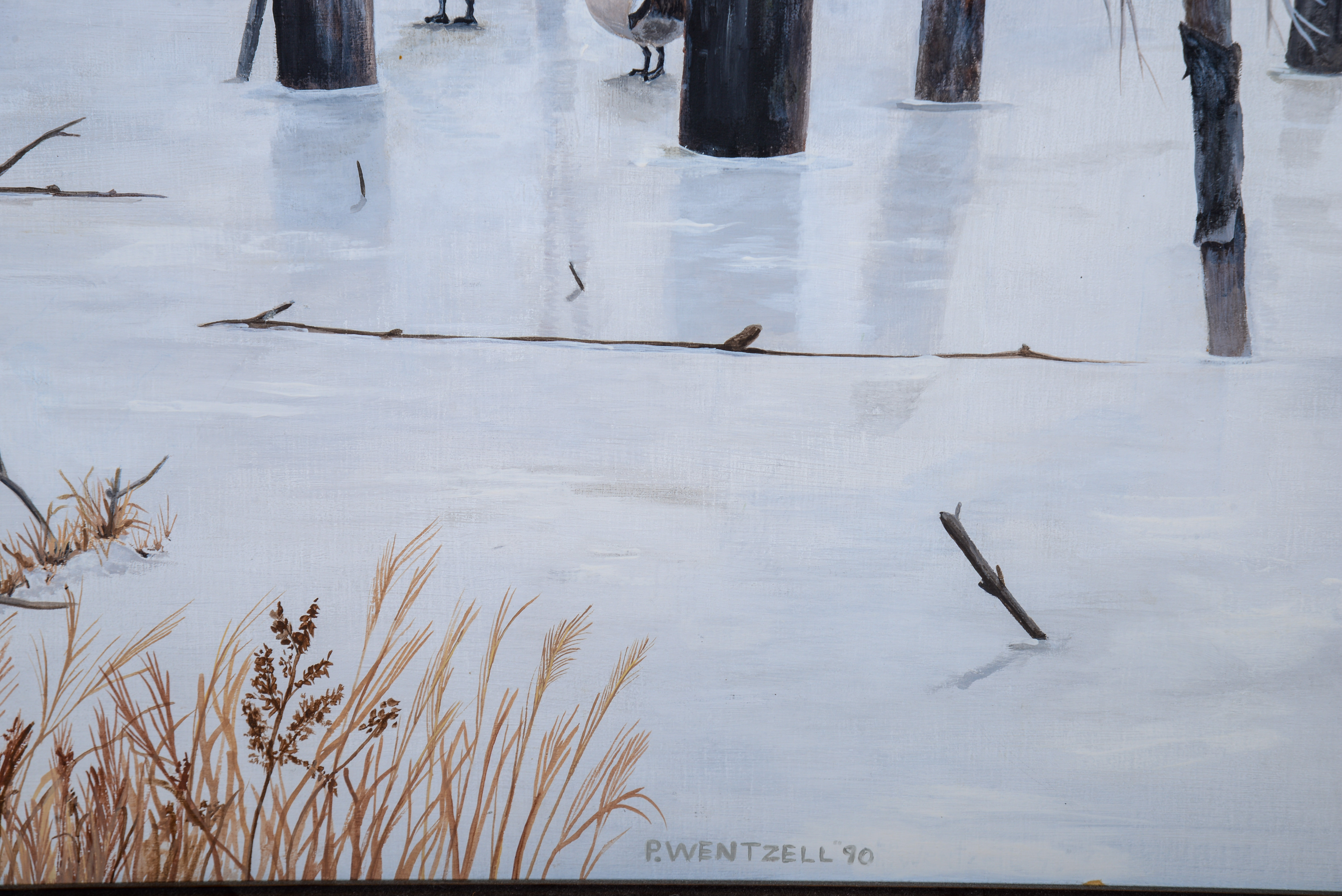 PERLIN WENTZELL. CANADA GEESE.