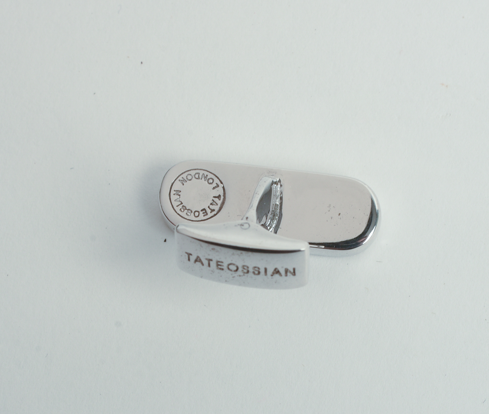 THREE PAIRS OF TATEOSSIAN STERLING CUFFLINKS.