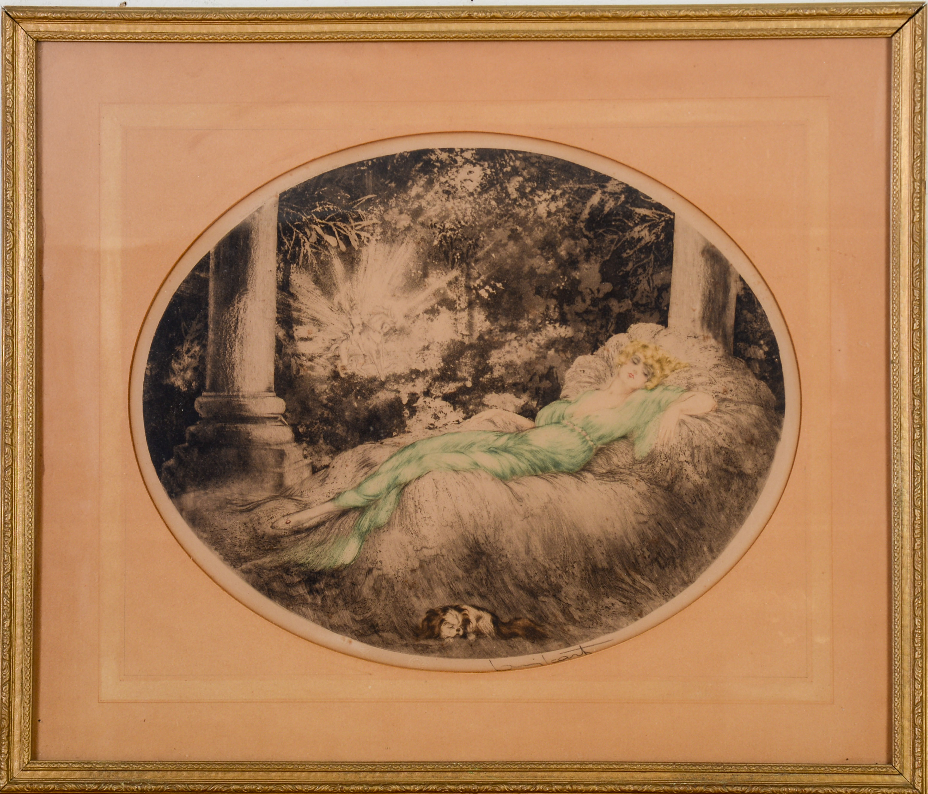 LOUIS ICART ART DECO PRINT.