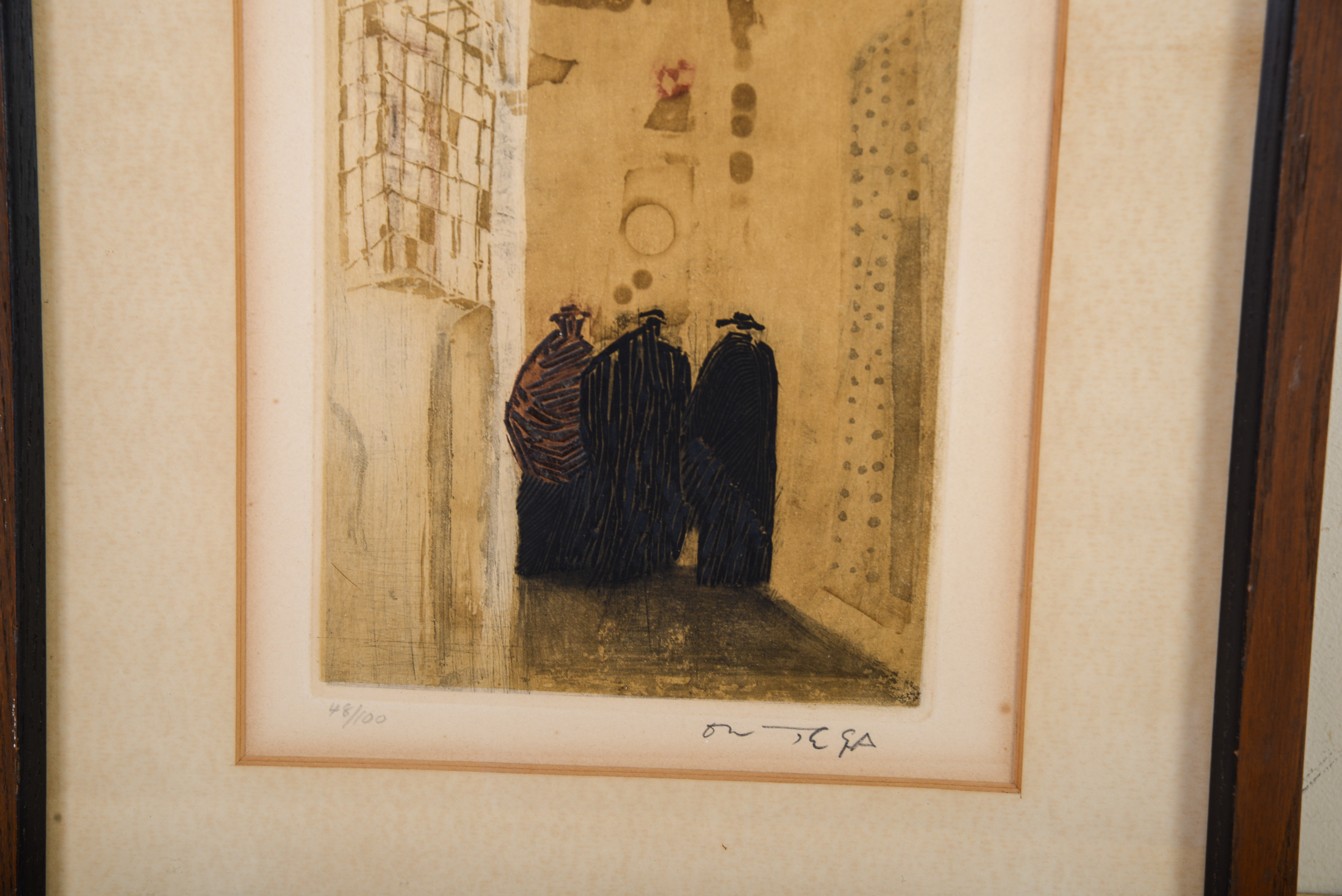 JOSE GARCIA ORTEGA COLOR AQUATINT.