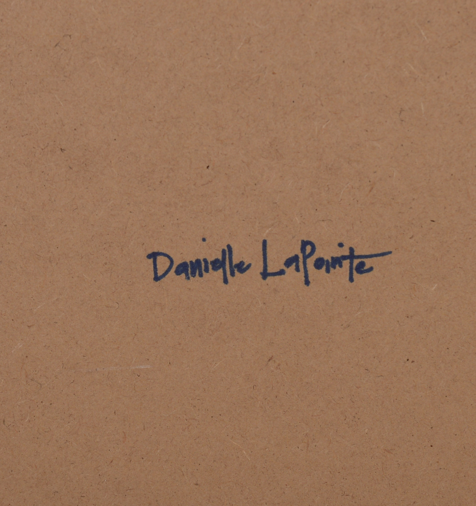 THREE DANIELLE LAPOINTE MINIMALIST DRAWINGS.