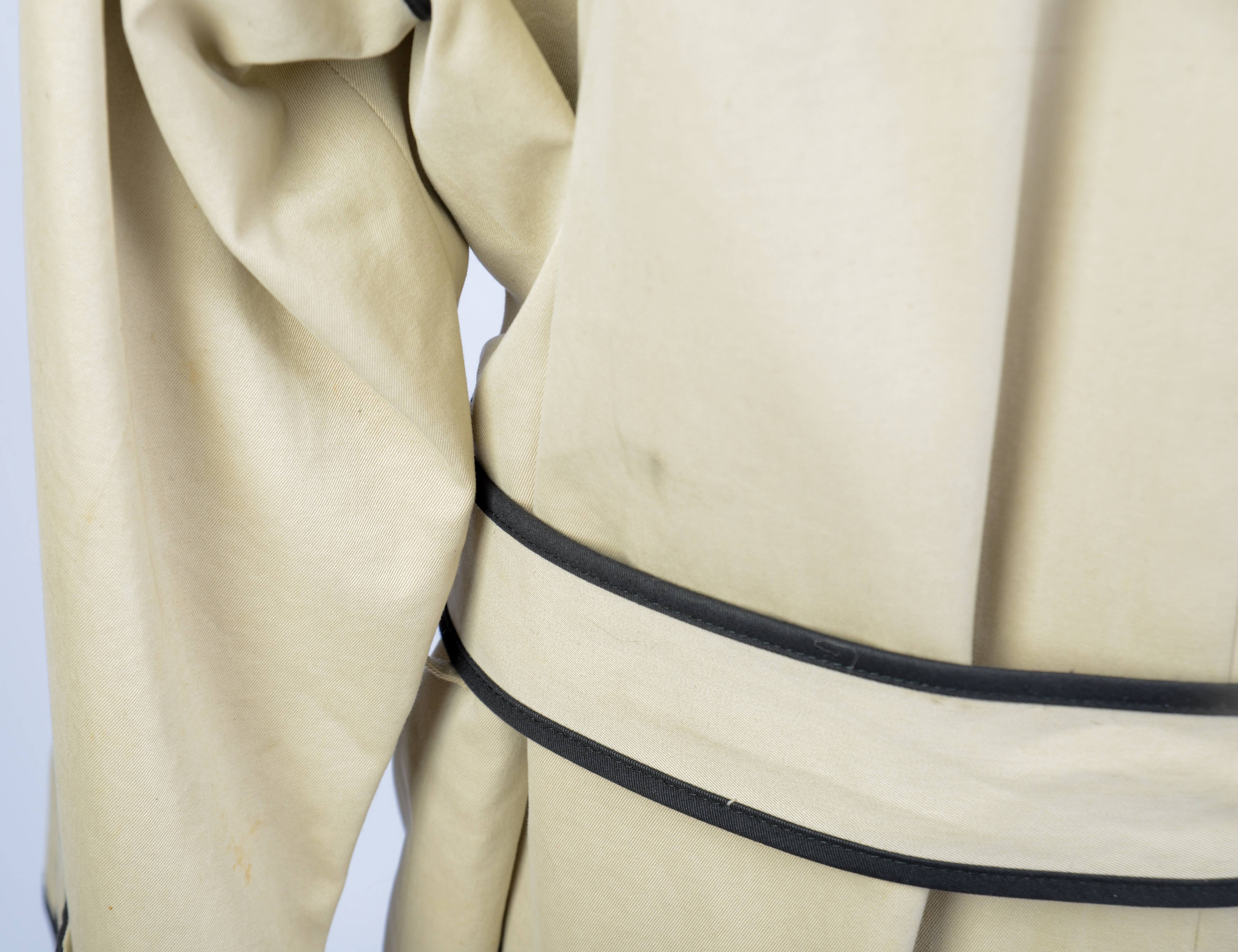CHANEL LONG JACKET, SIZE 42.