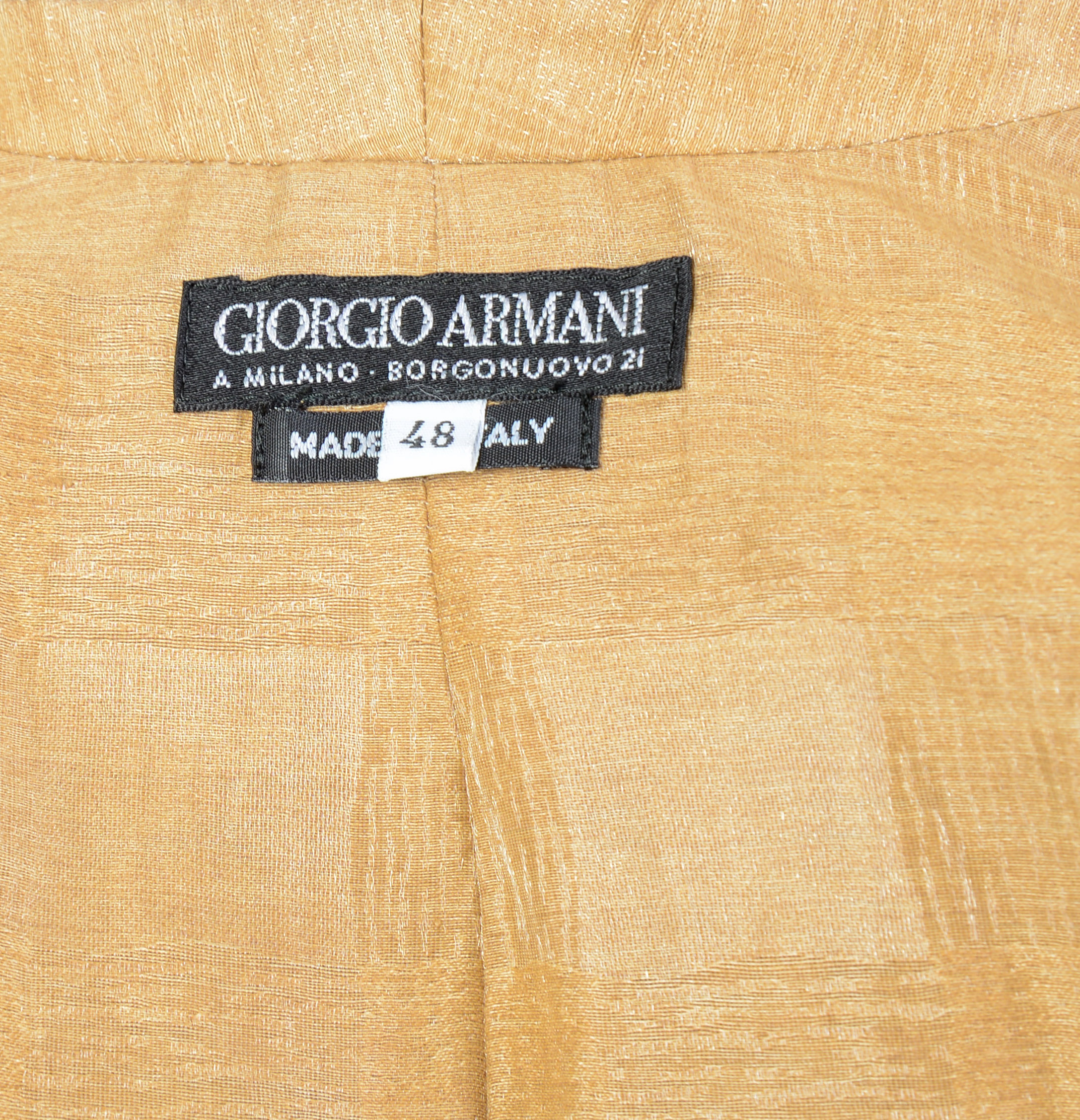 GIORGIO ARMANI JACKET, SIZE 48.