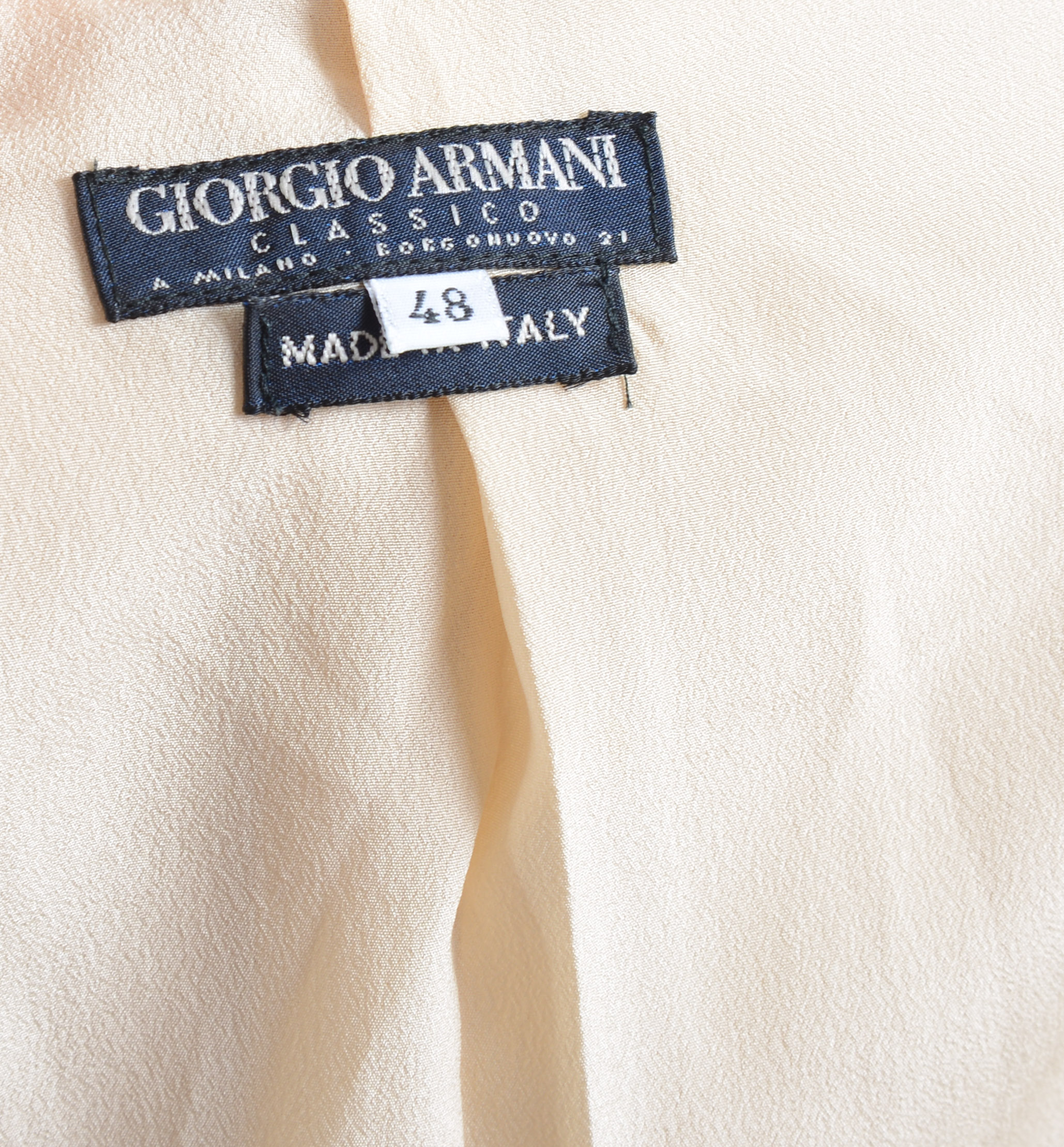 GIORGIO ARMANI JACKET, SIZE 48.