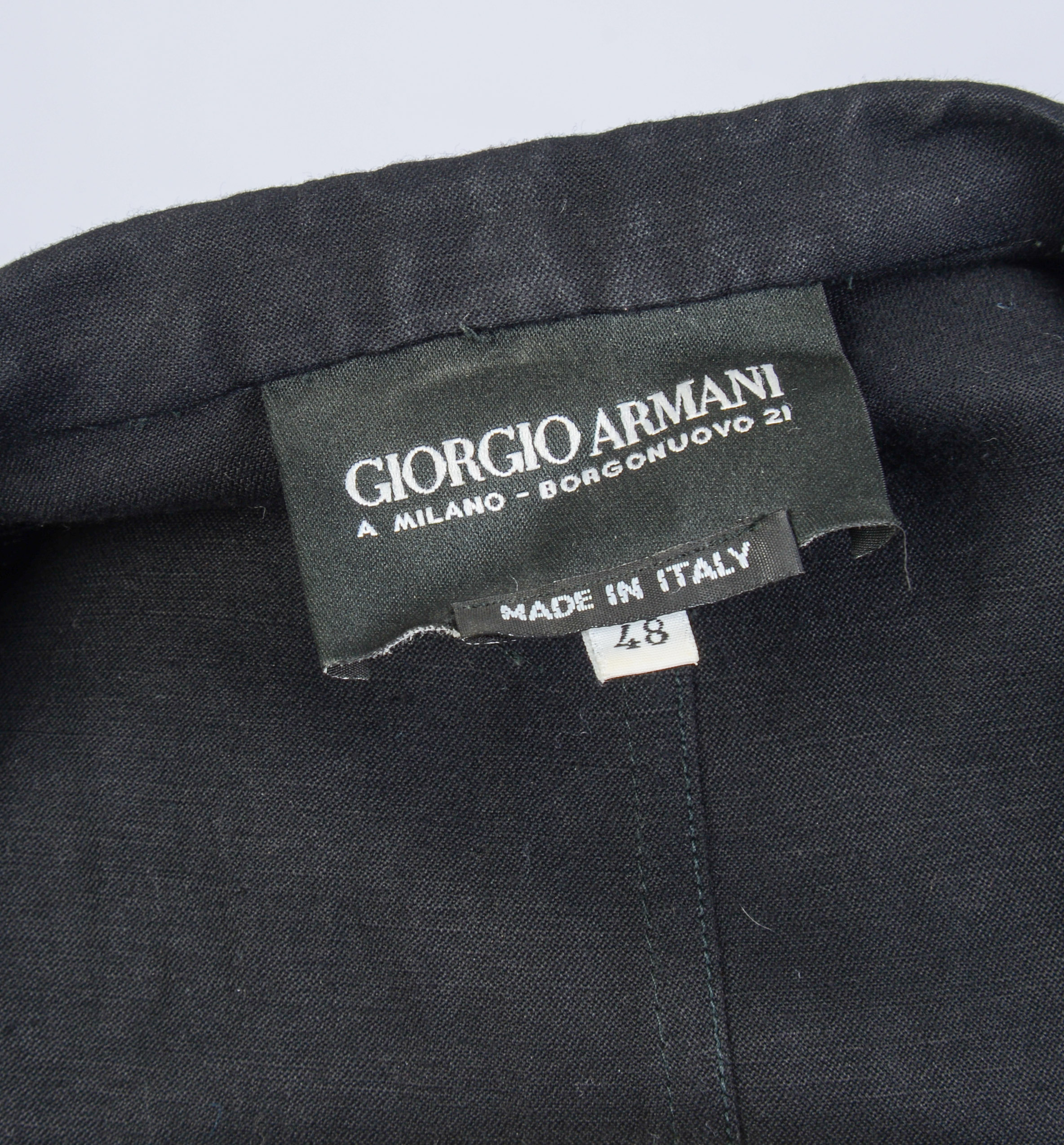 GIORGIO ARMANI JACKET, SIZE 48.