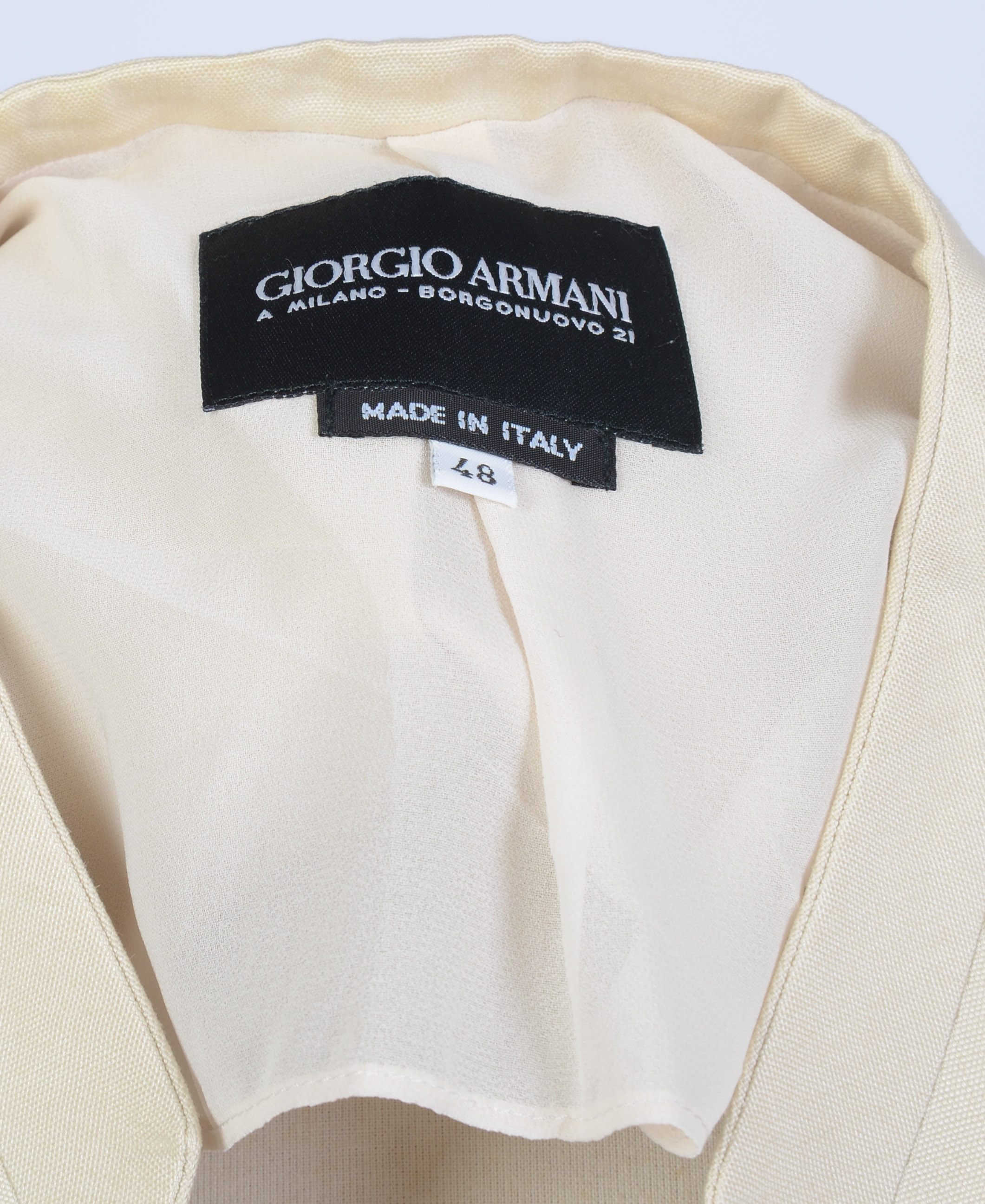 GIORGIO ARMANI JACKET, SIZE 48.