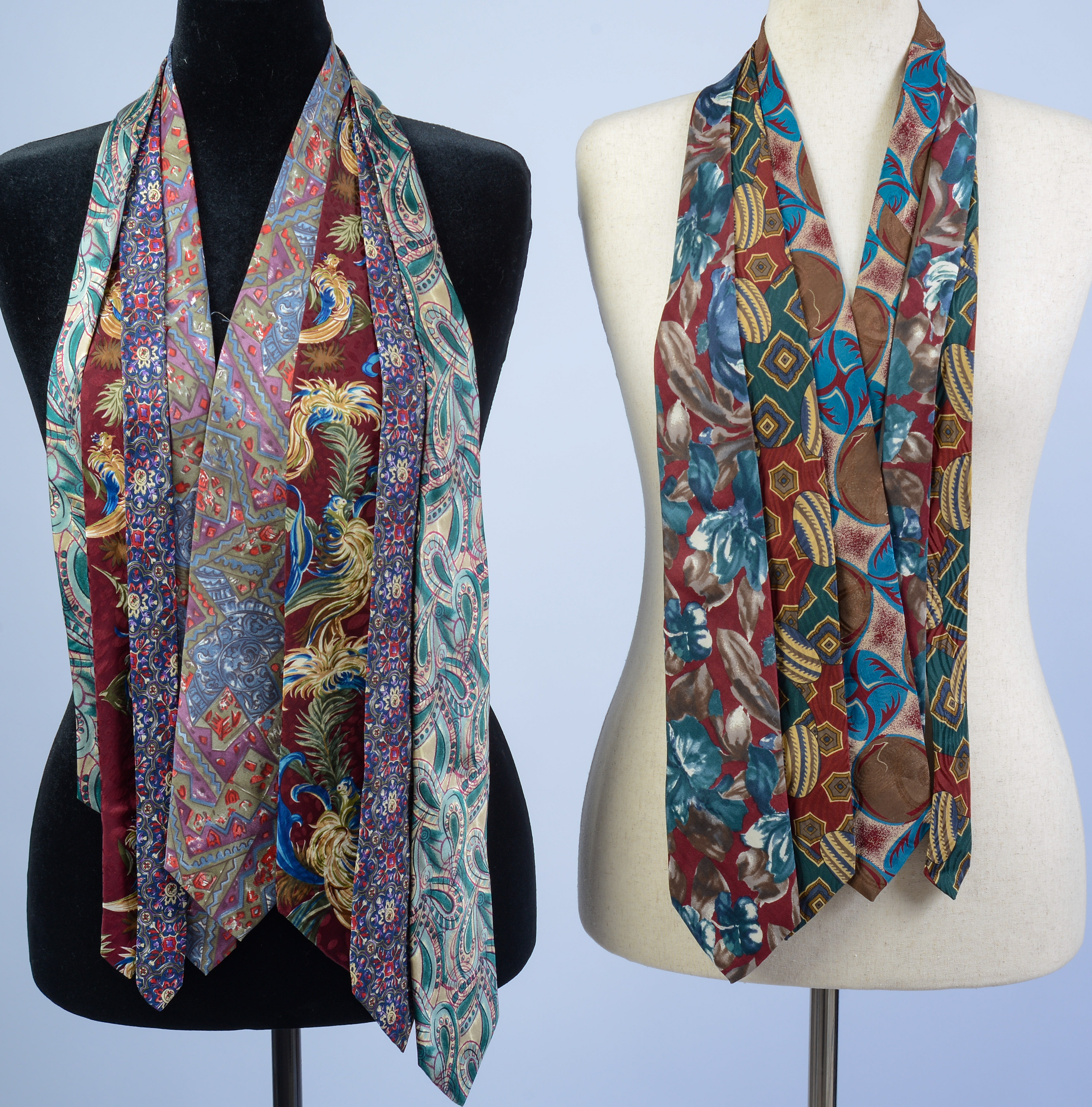 OSCAR DE LA RENTA AND CHRISTIAN DIOR NECKTIES.