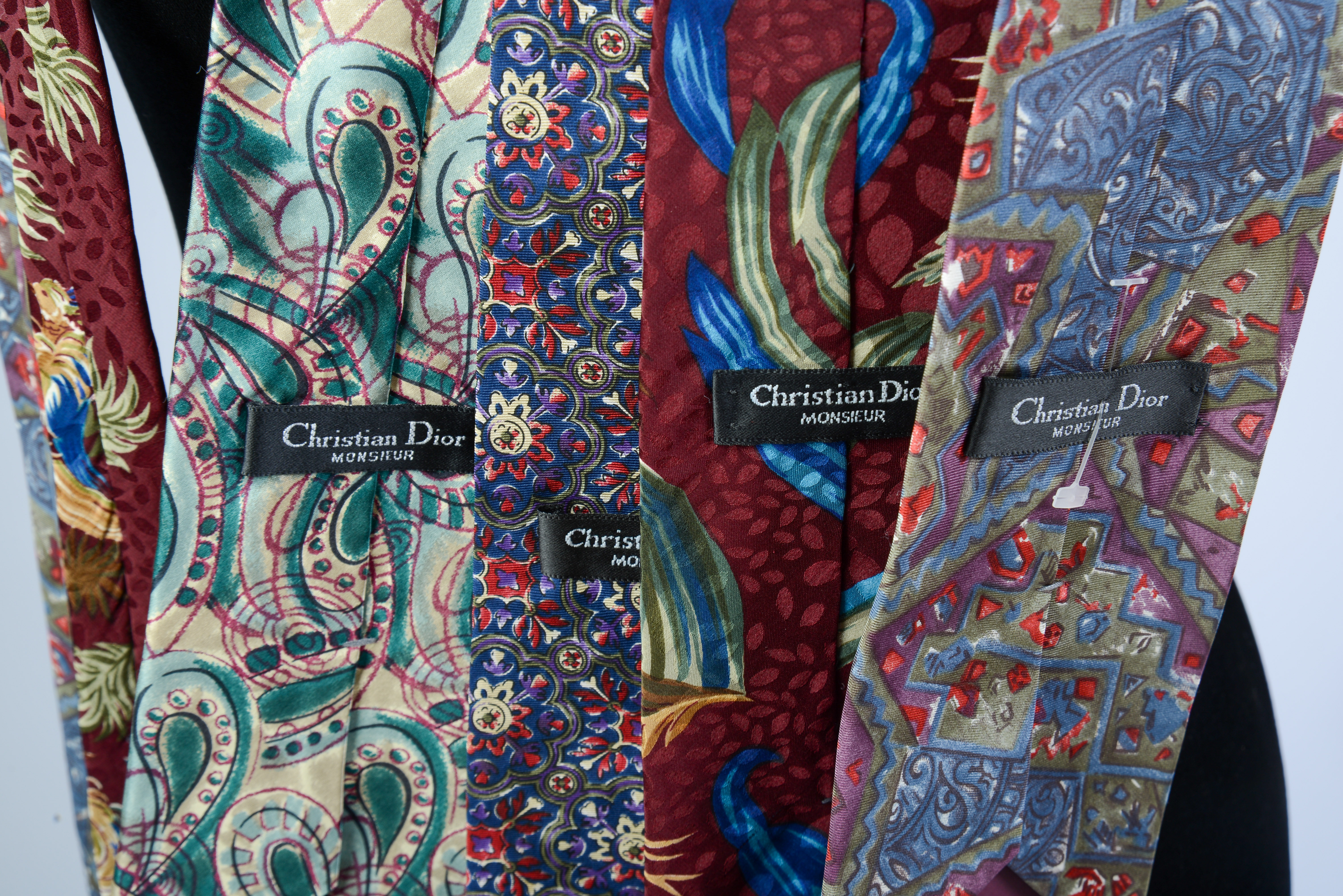 OSCAR DE LA RENTA AND CHRISTIAN DIOR NECKTIES.