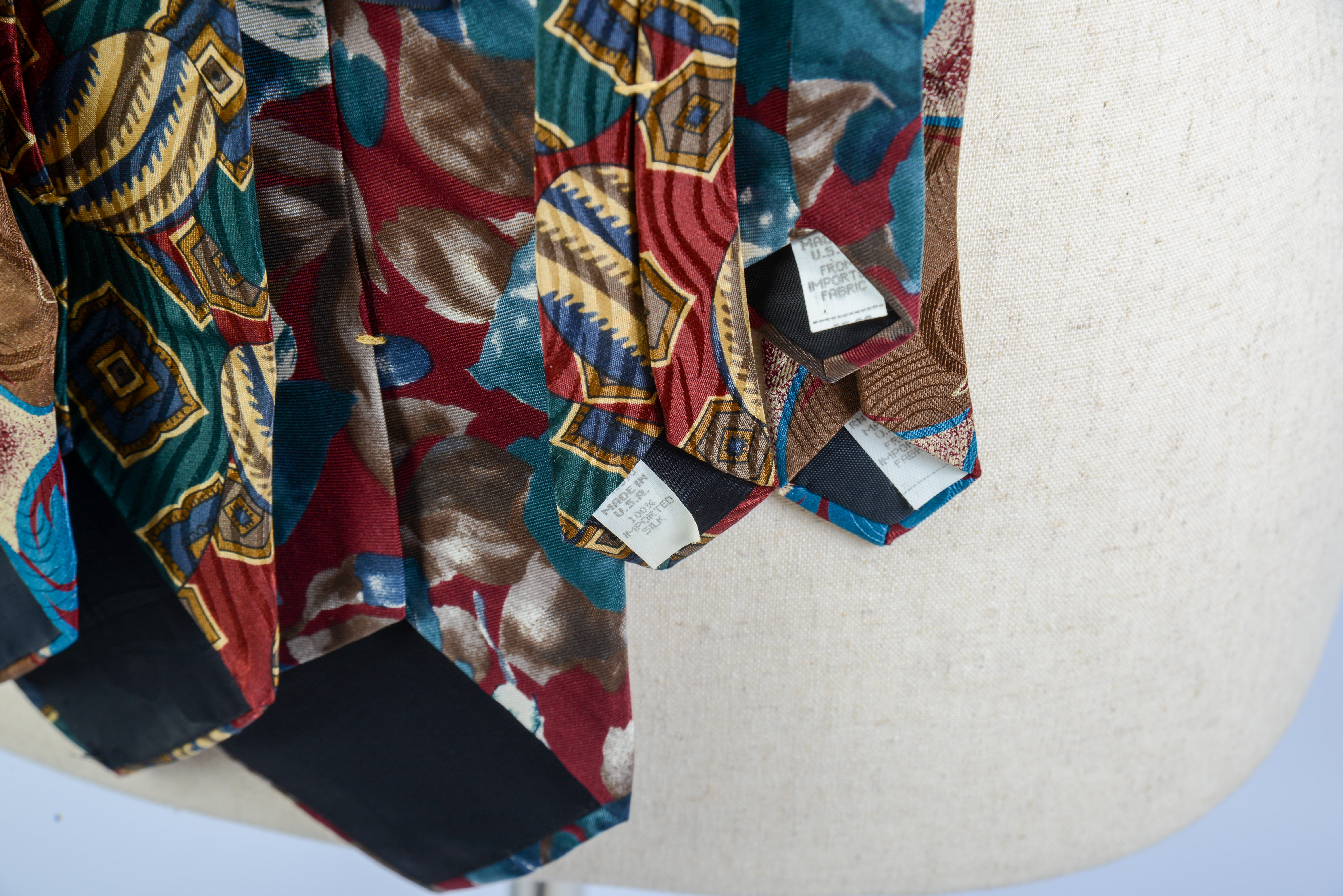 OSCAR DE LA RENTA AND CHRISTIAN DIOR NECKTIES.