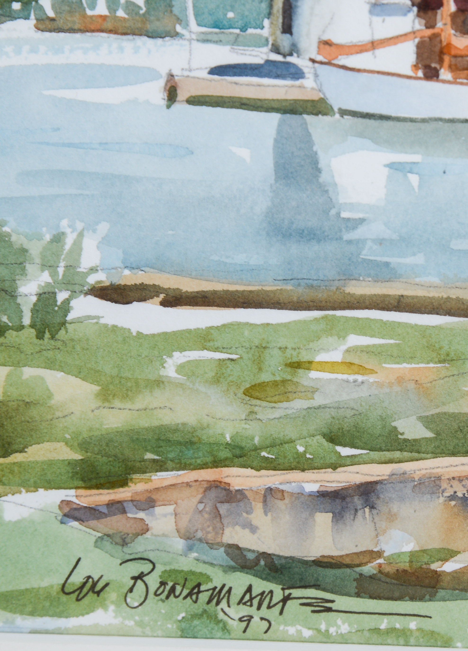 LOU BONAMARTE (CT, 1933-2020). ENJOYING THE VIEW.