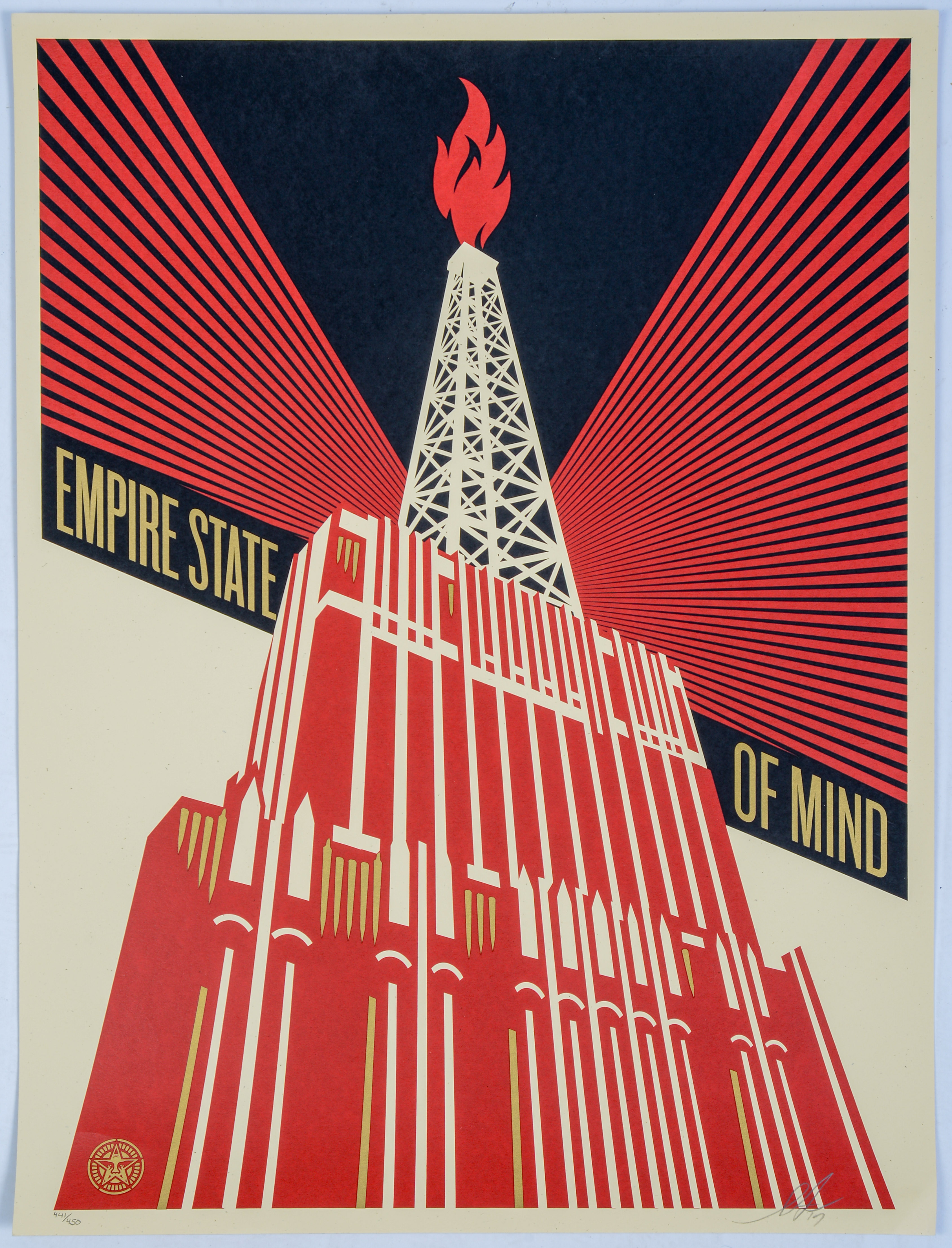 SHEPARD FAIREY (B. 1970). EMPIRE STATE OF MIND.