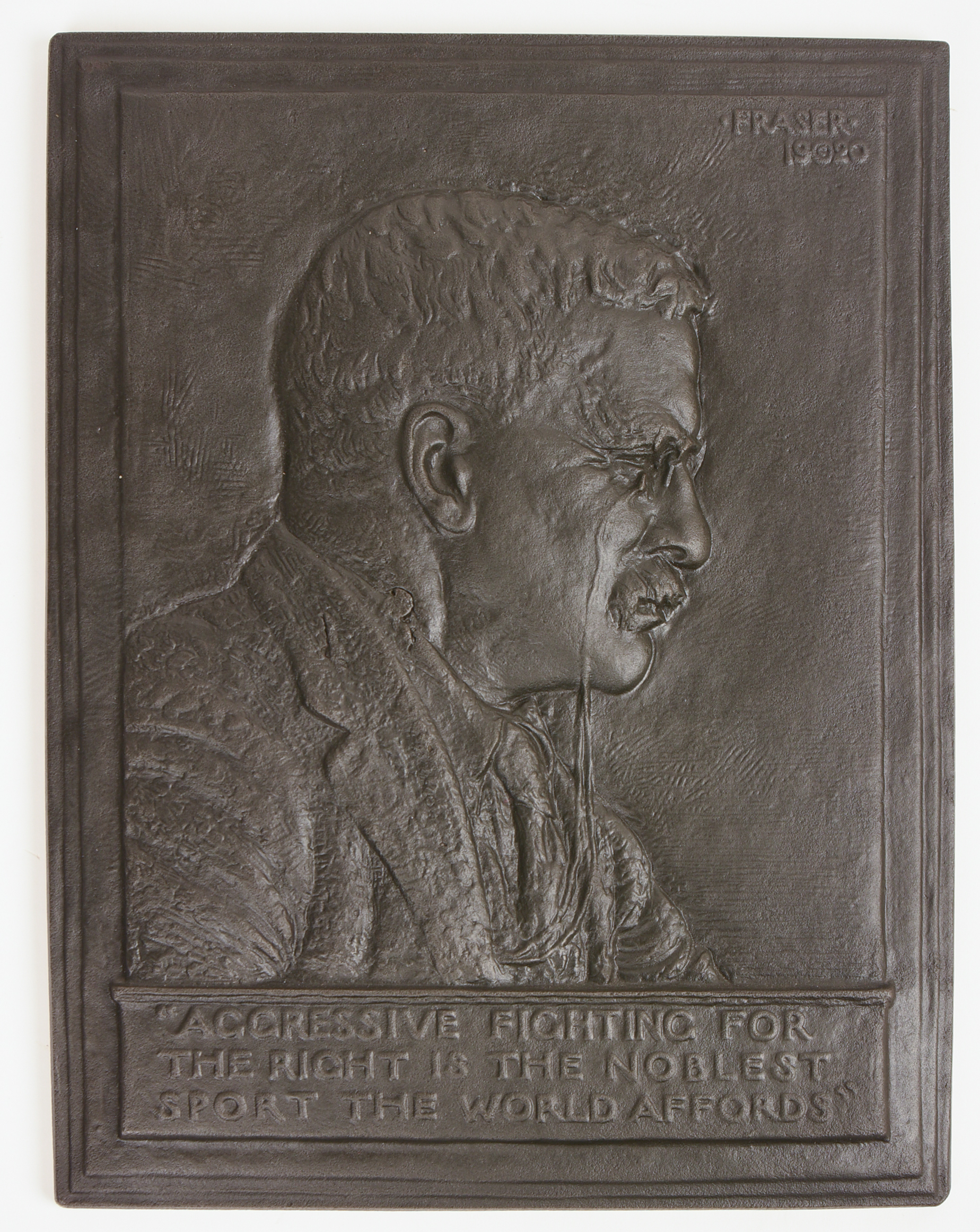JAMES EARLE FRASER (AMERICAN 1876-1953). THEODORE ROOSEVELT.