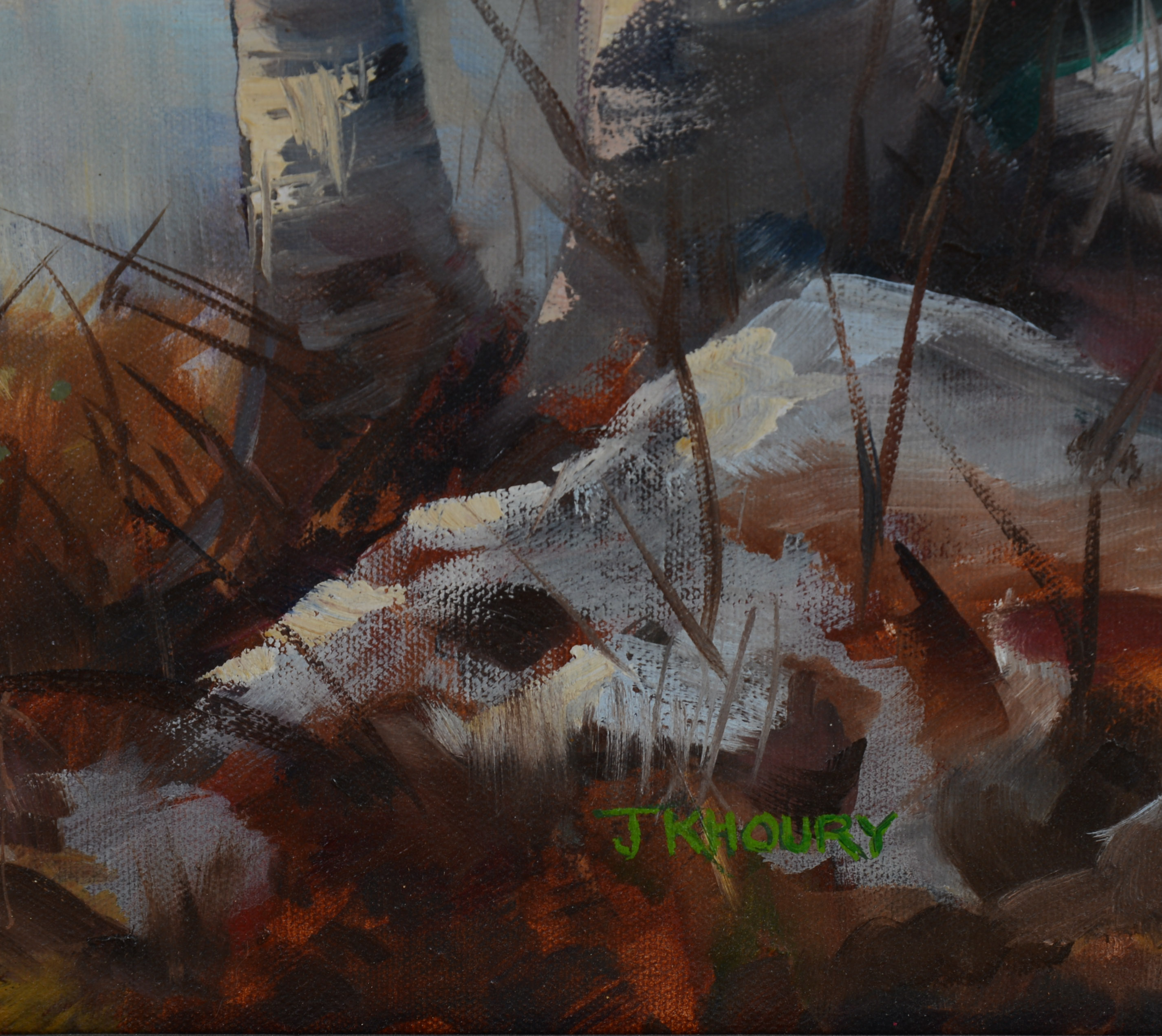 J. KHOURY. BIRCHES.