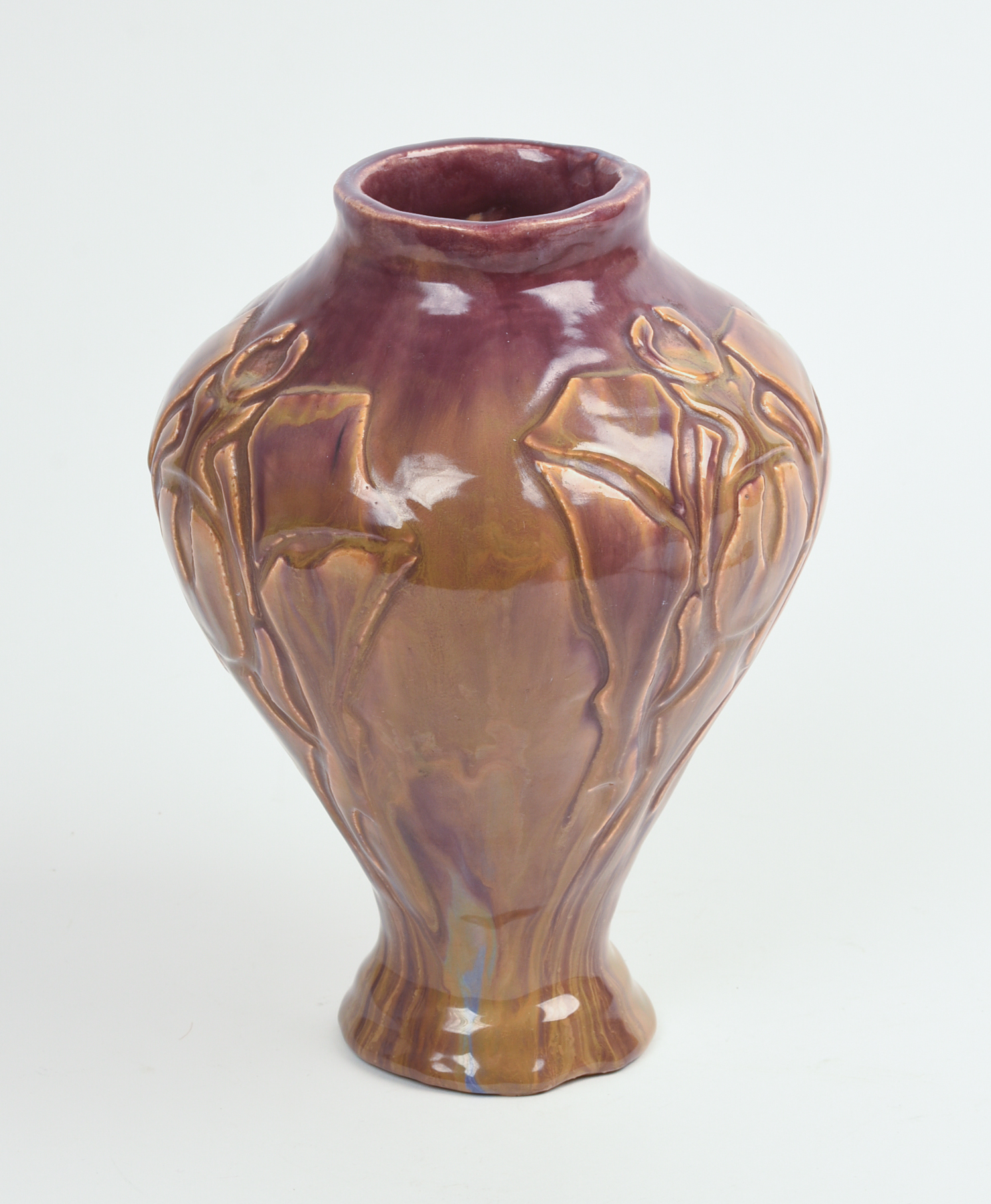 UNKNOWN ART POTTERY VASE, ARTS AND CRAFTS