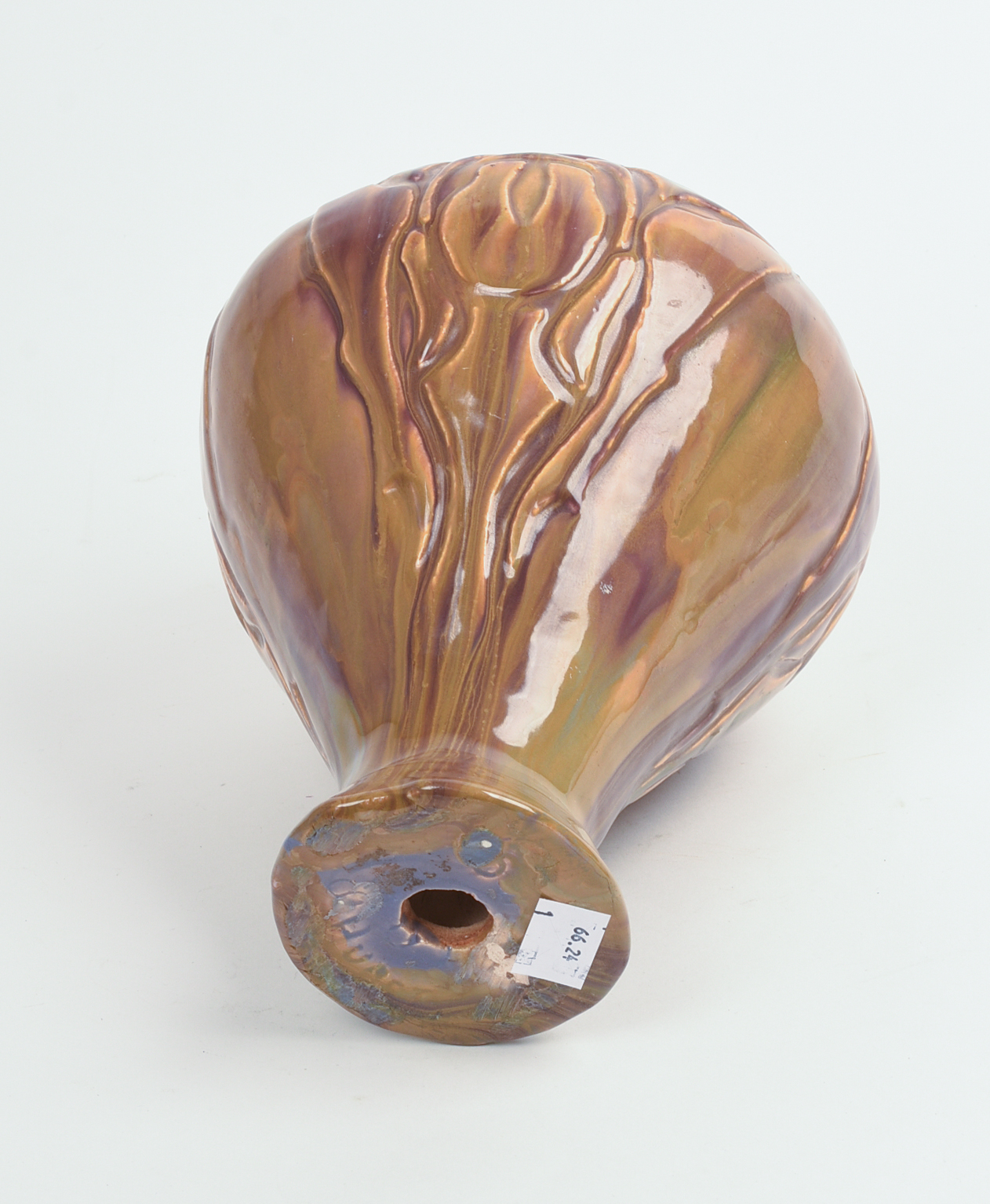 UNKNOWN ART POTTERY VASE, ARTS AND CRAFTS