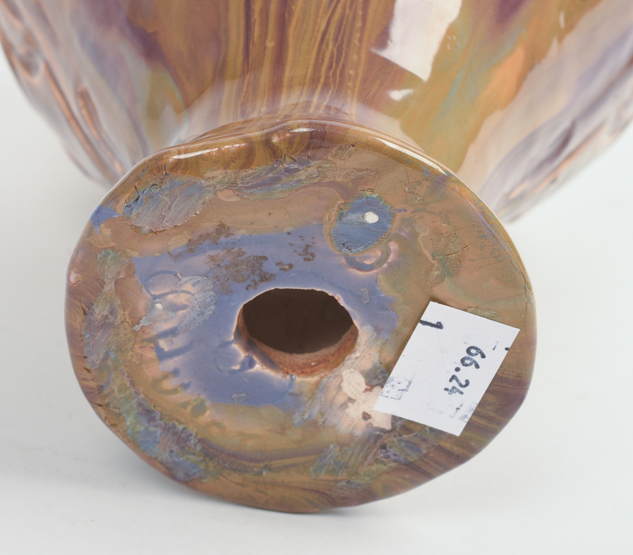 UNKNOWN ART POTTERY VASE, ARTS AND CRAFTS