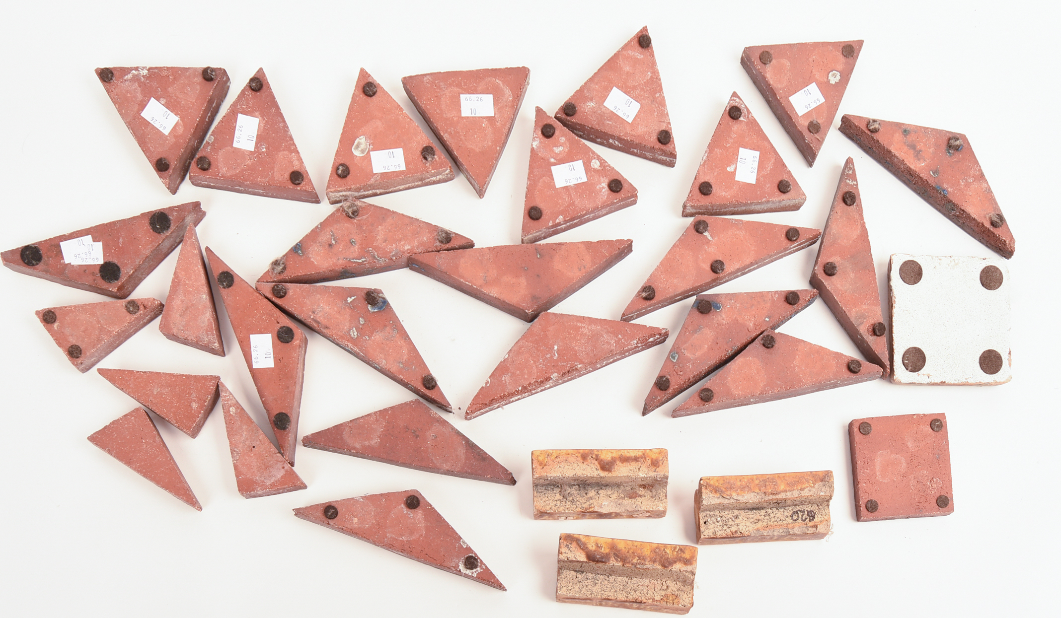 GROUP OF GRUEBY OR PARDEE ART POTTERY TILES