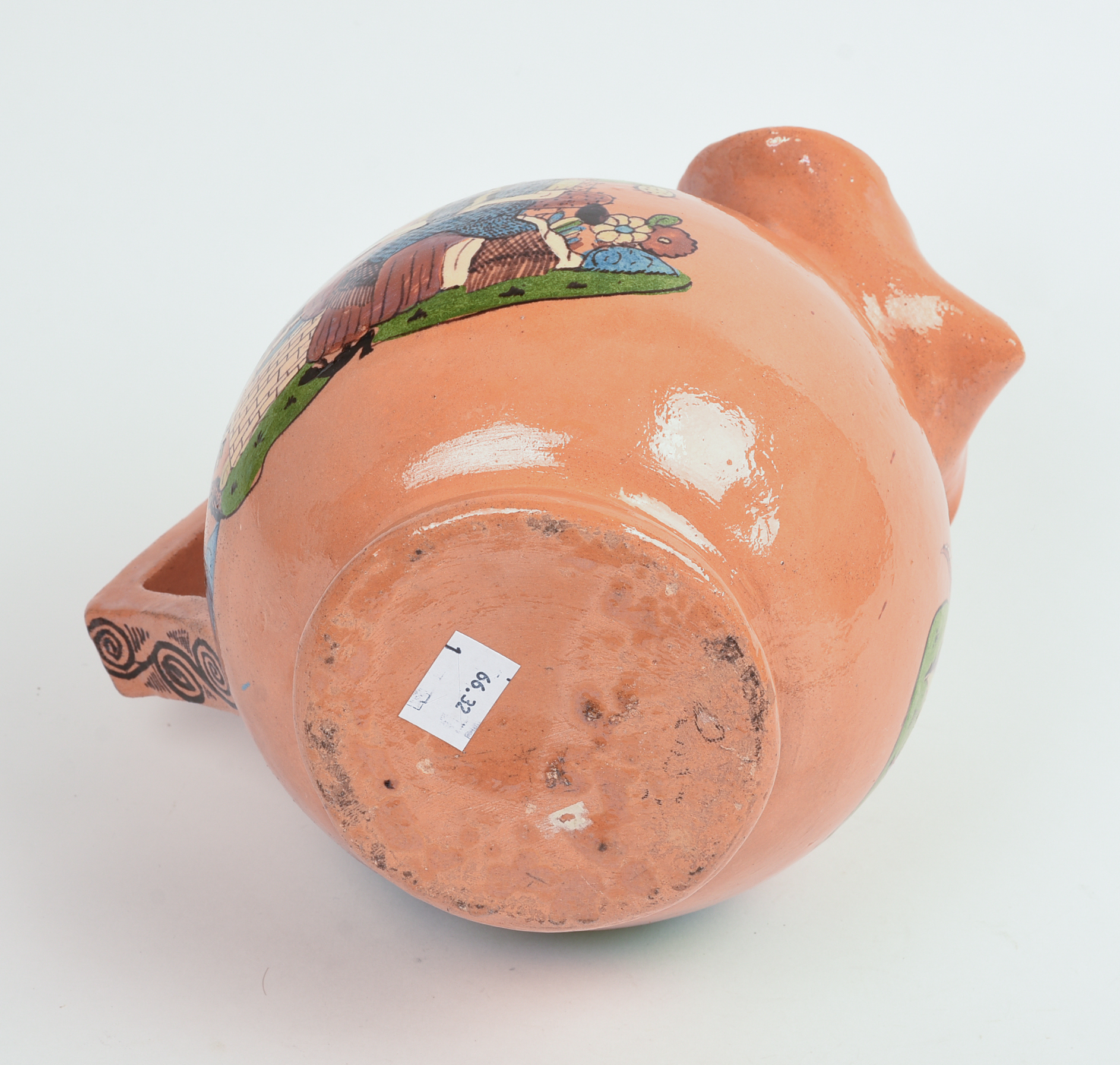 MEXICAN TLAQUEPAQUE POTTERY PITCHER
