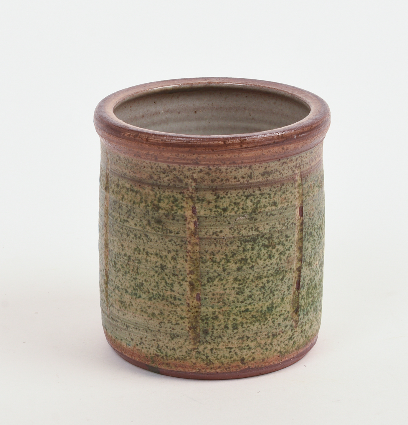 DENIS VIBERT GLAZED POTTERY VASE