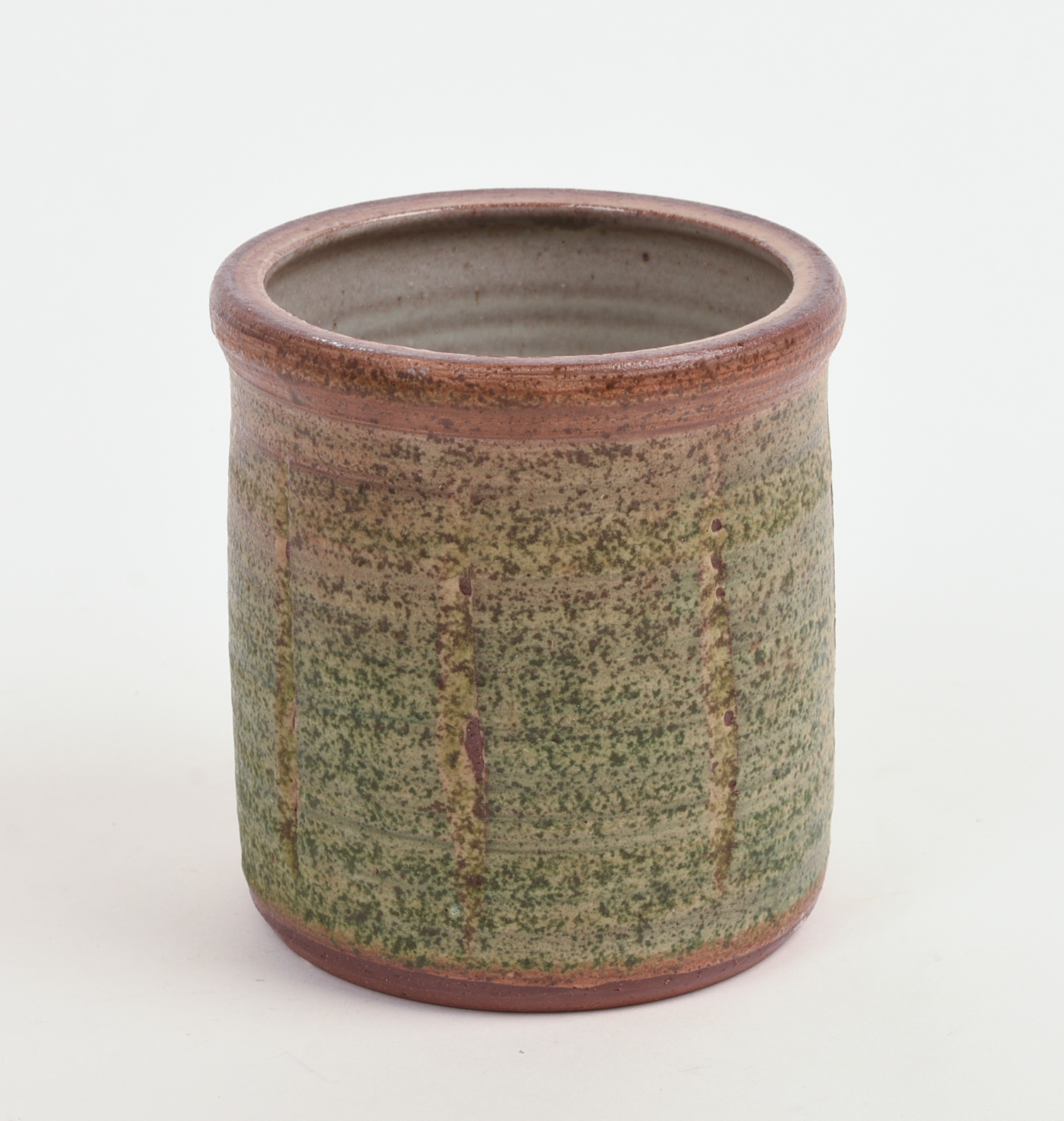 DENIS VIBERT GLAZED POTTERY VASE