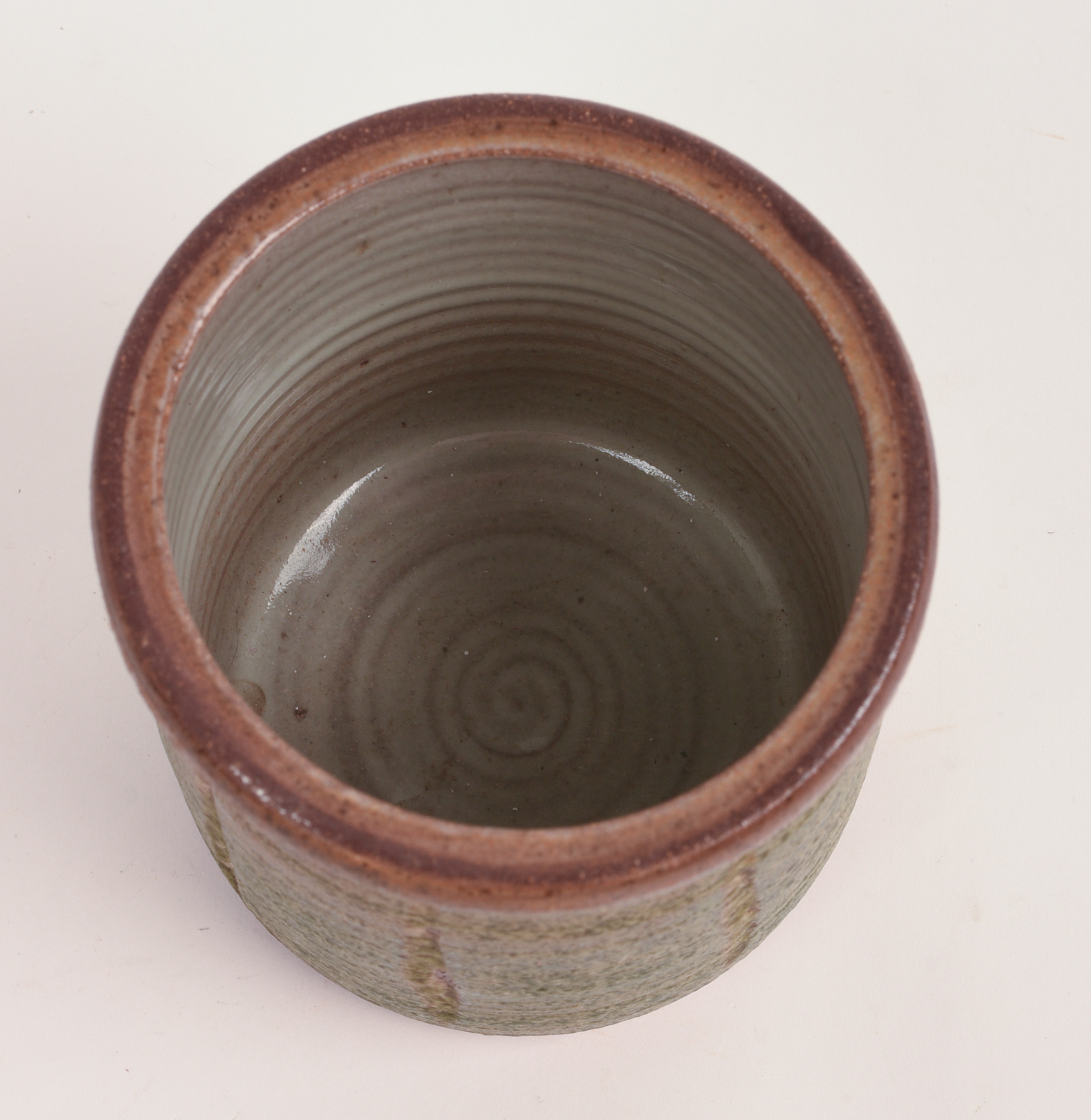 DENIS VIBERT GLAZED POTTERY VASE