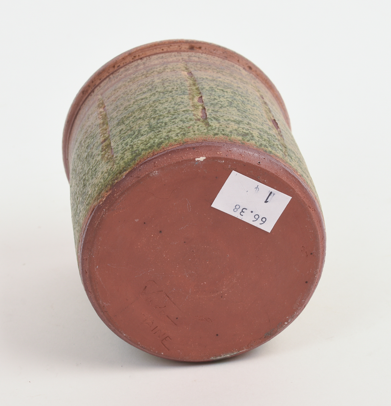 DENIS VIBERT GLAZED POTTERY VASE