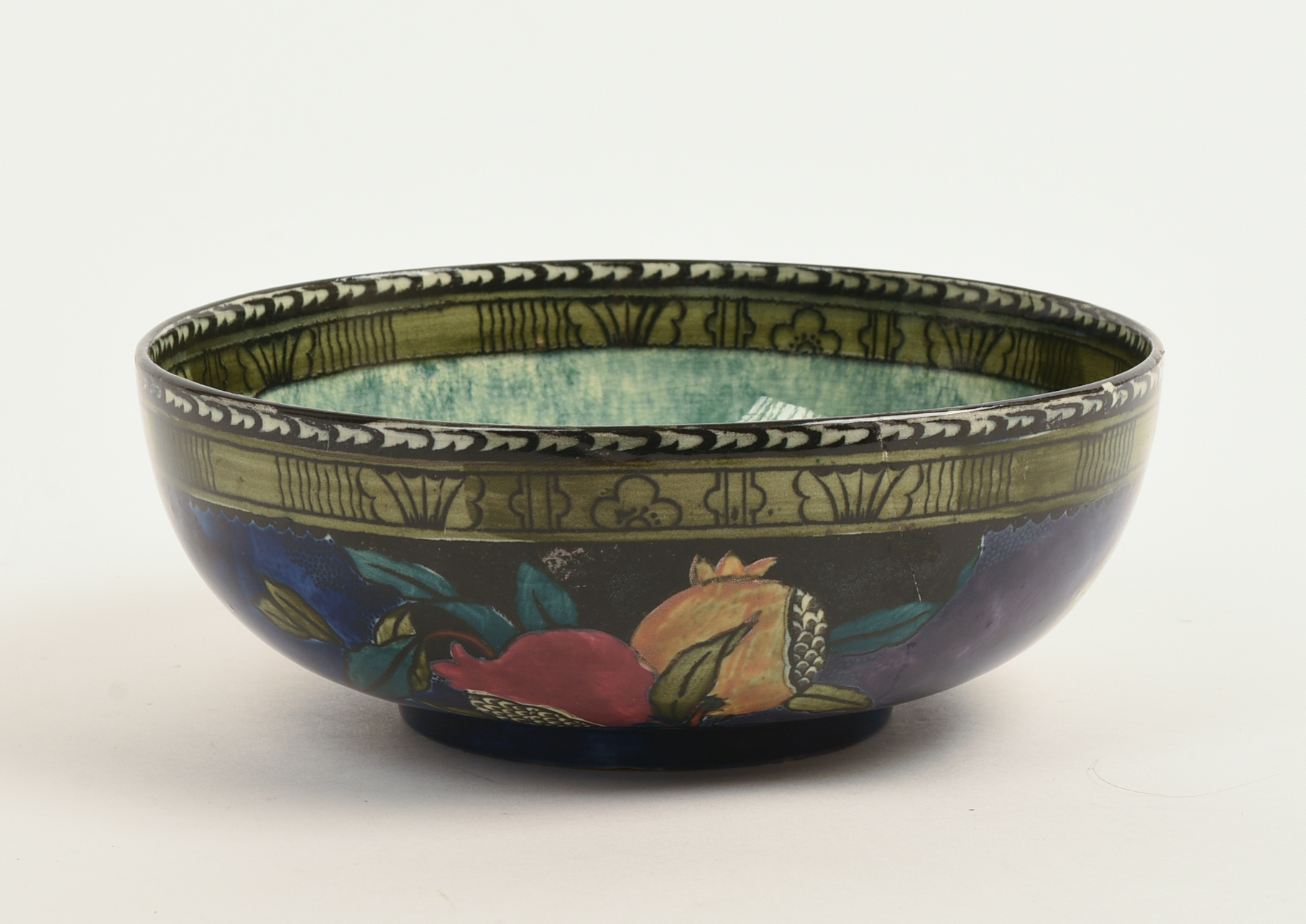 F.X. ABRAHAM FOR S. HANCOCK TITIAN WARE BOWL.
