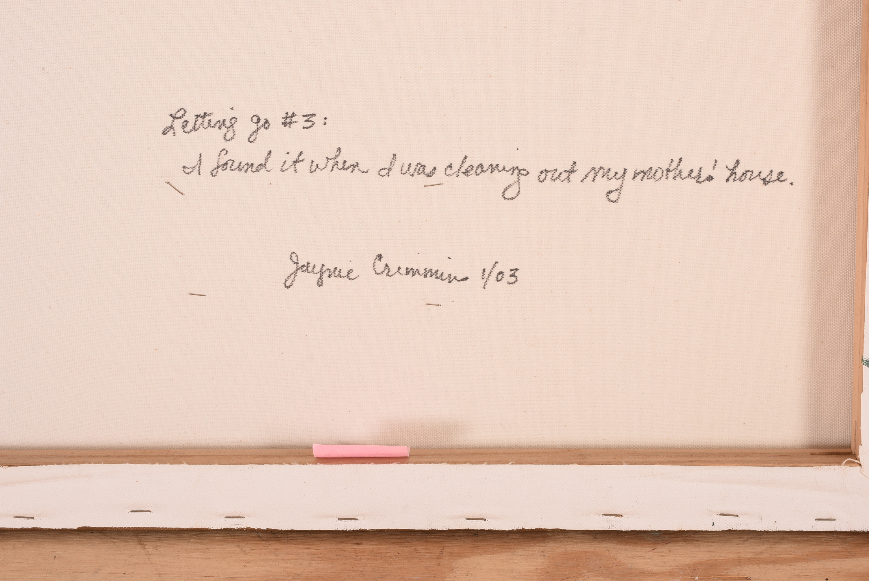 JAYNIE GILLMAN CRIMMINS. LETTING GO #3.