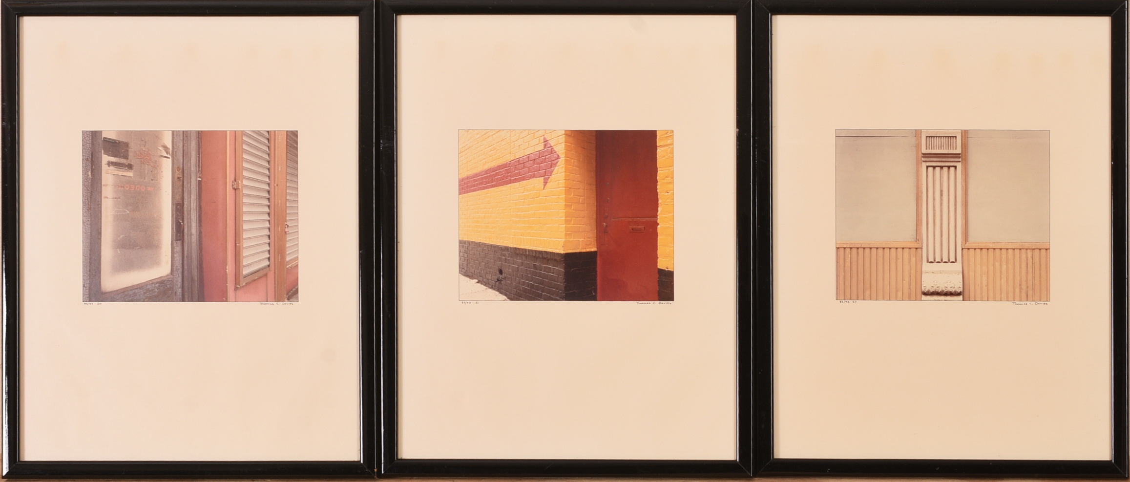 THOMAS C. DAVIES. NINETEEN PHOTOGRAPHS.
