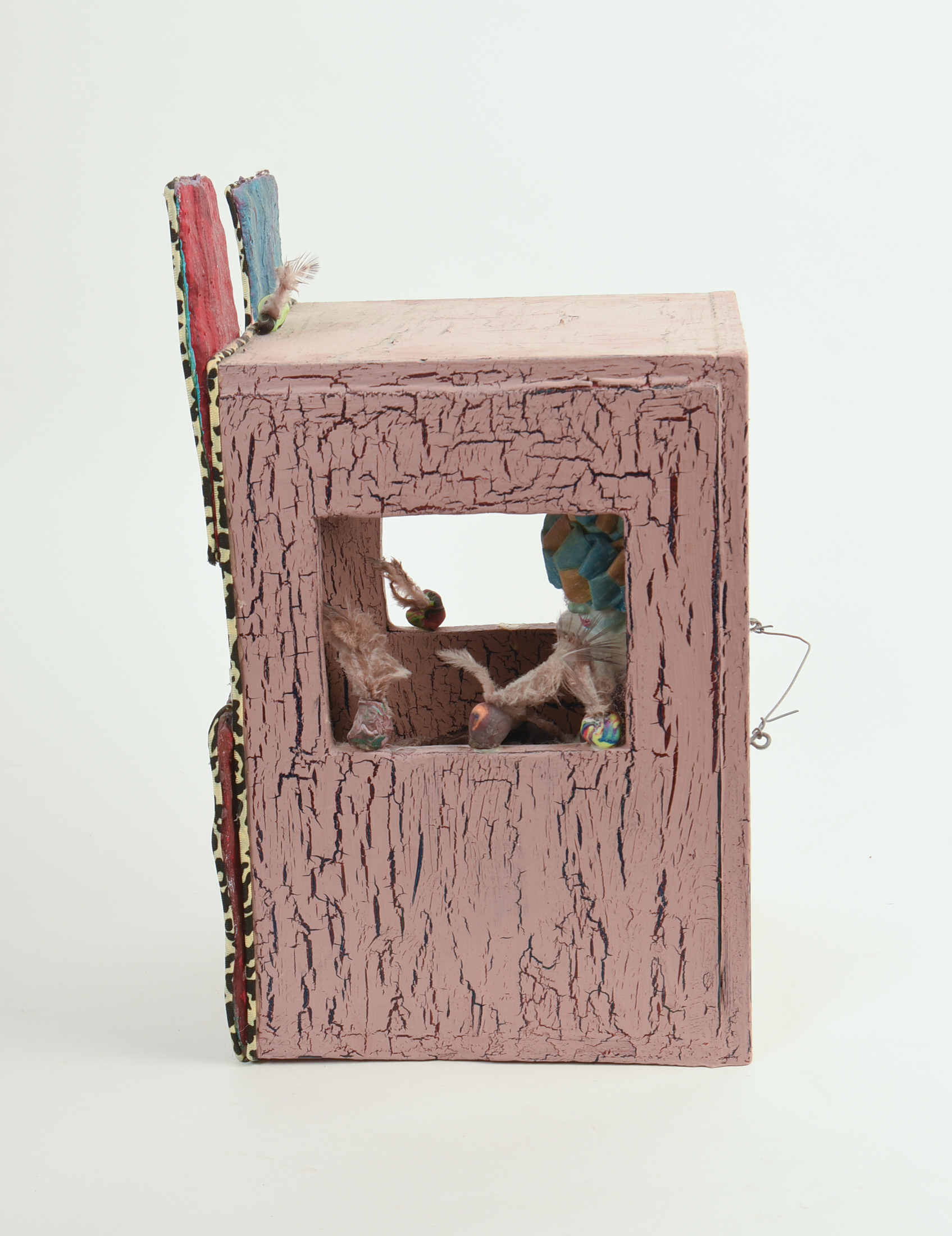 ART DOLL IN A SEDAN CHAIR.