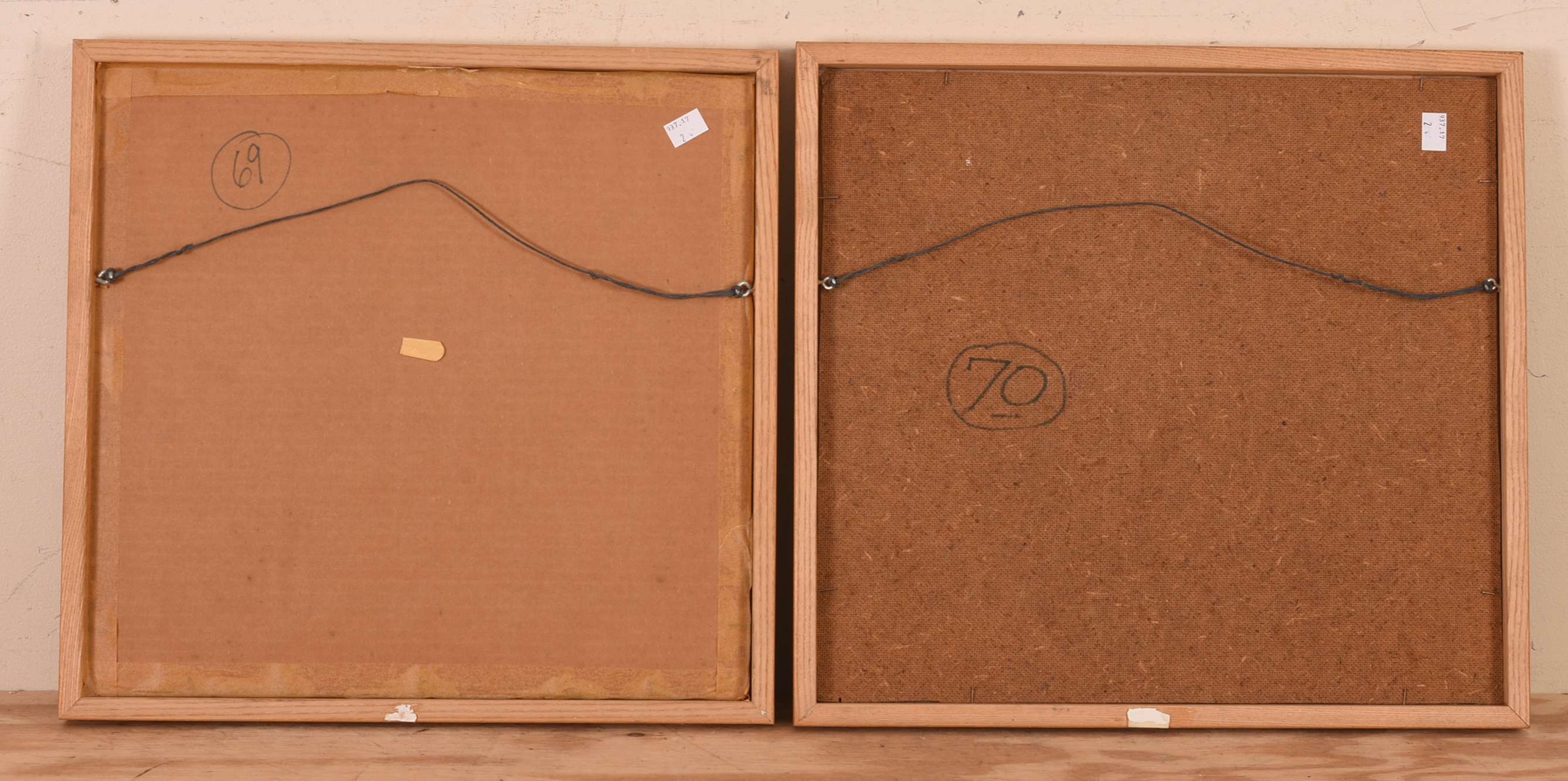 TWO CONTEMPORARY STILL LIVES.