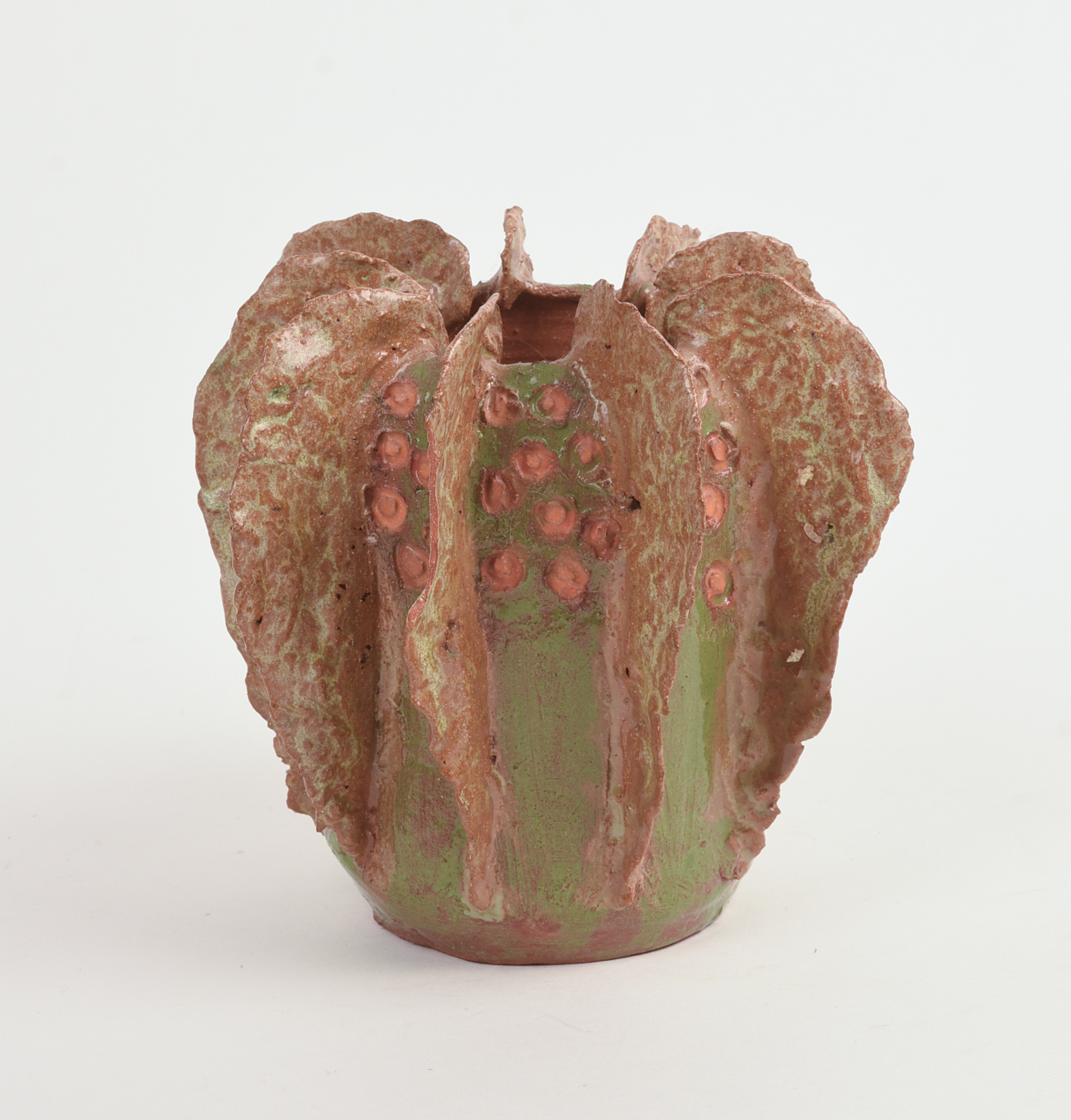 STUDIO POTTERY VASE.