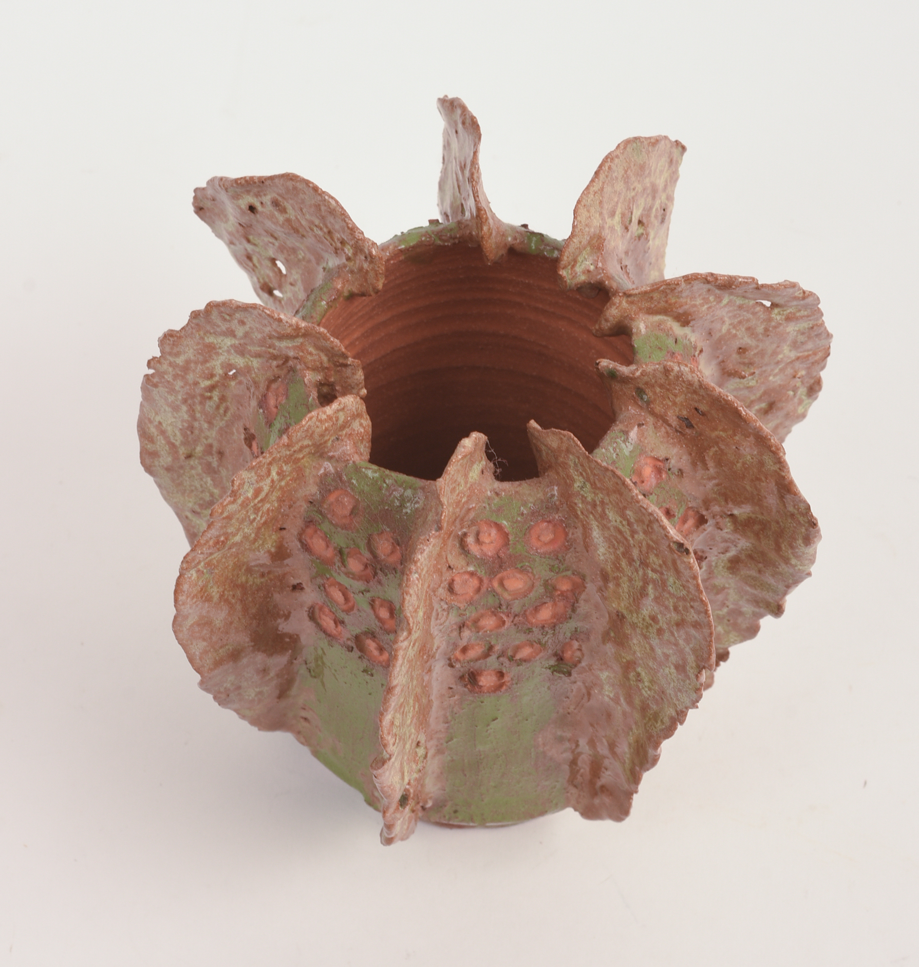 STUDIO POTTERY VASE.