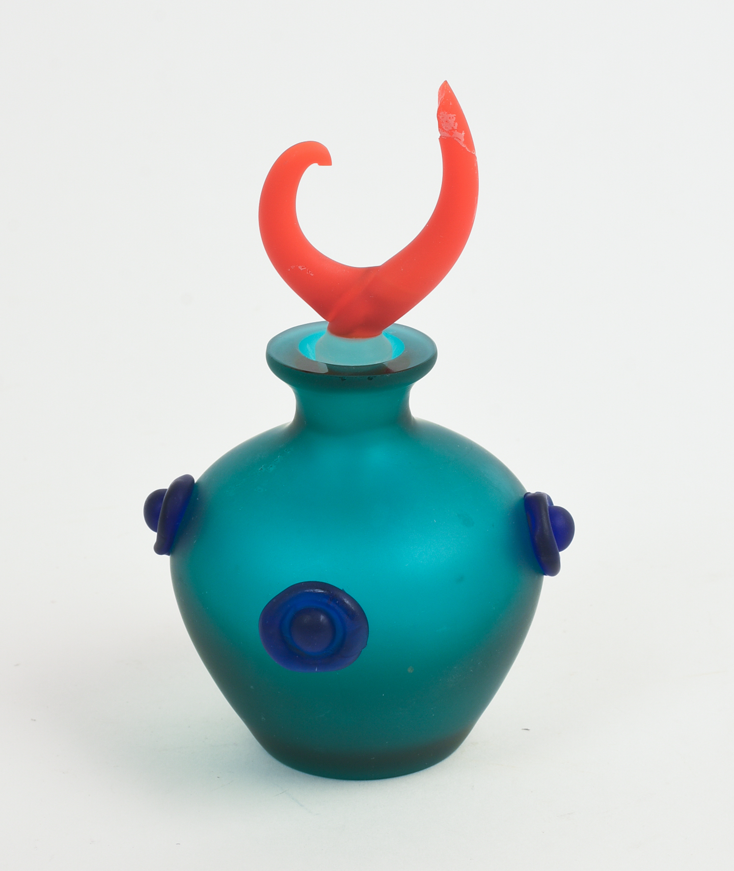 ART GLASS PERFUME BOTTLE.