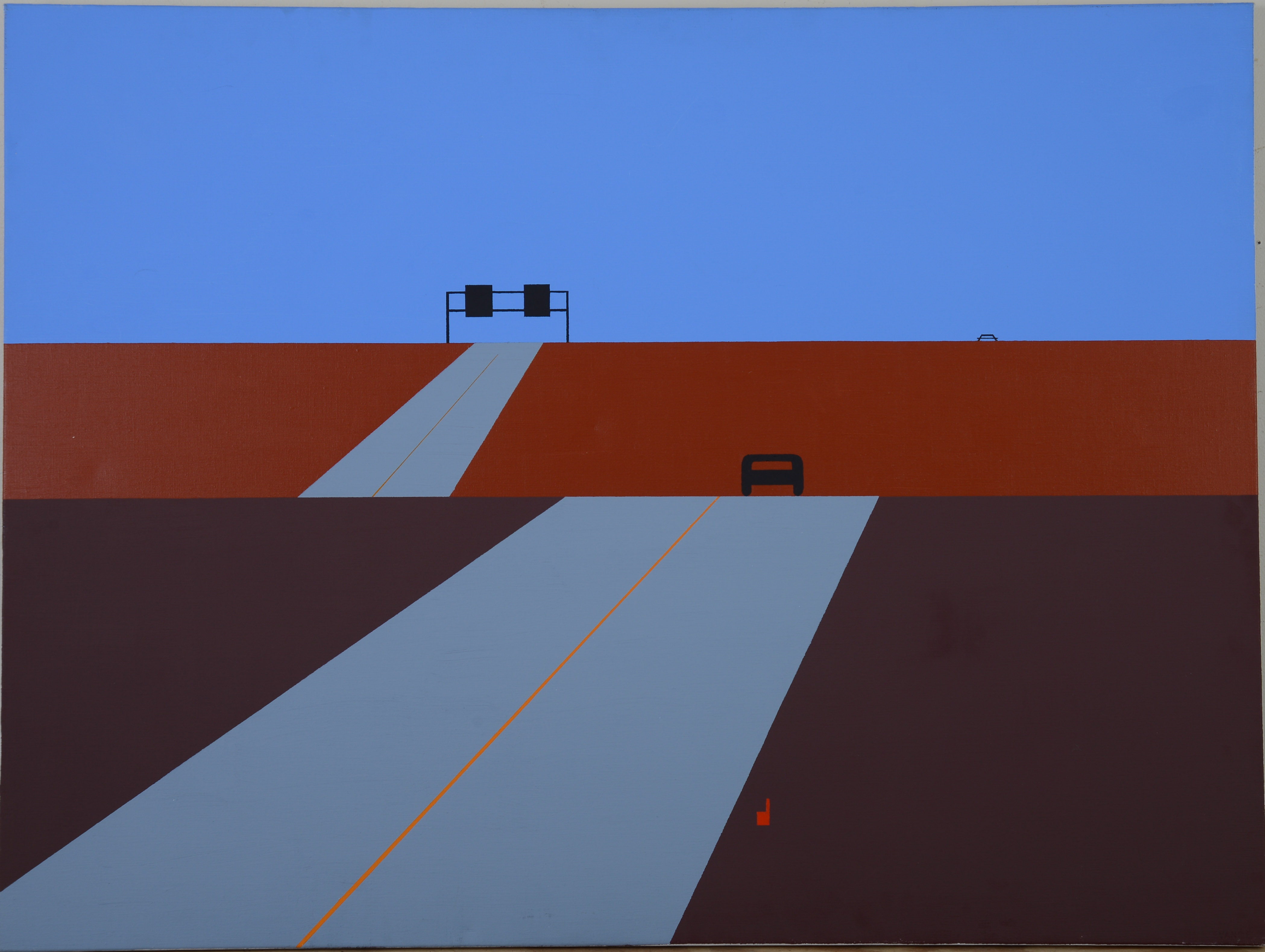 BILL SVANOE (B. 1938). UNTITLED.