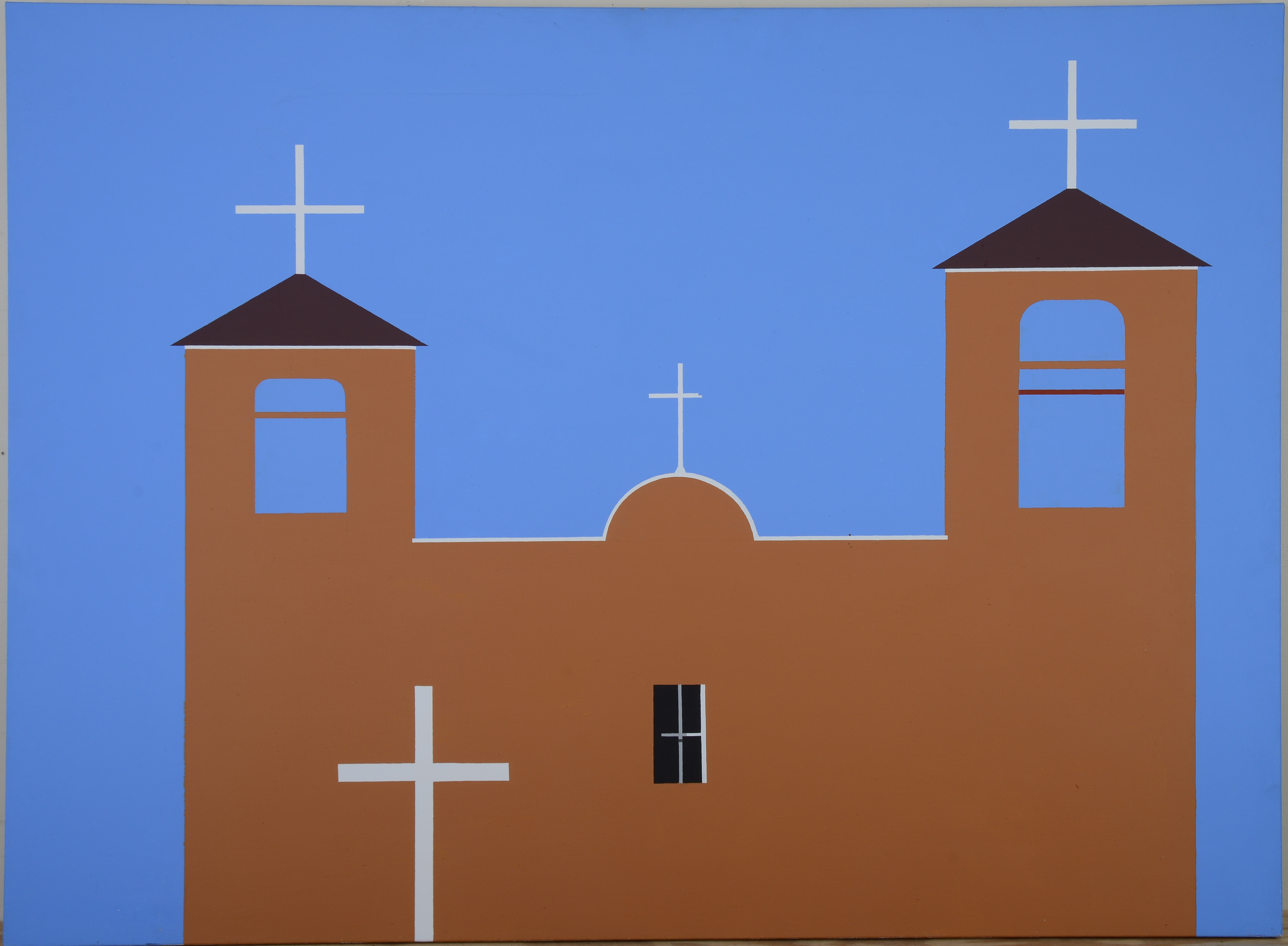 BILL SVANOE (B. 1938). CHURCH.
