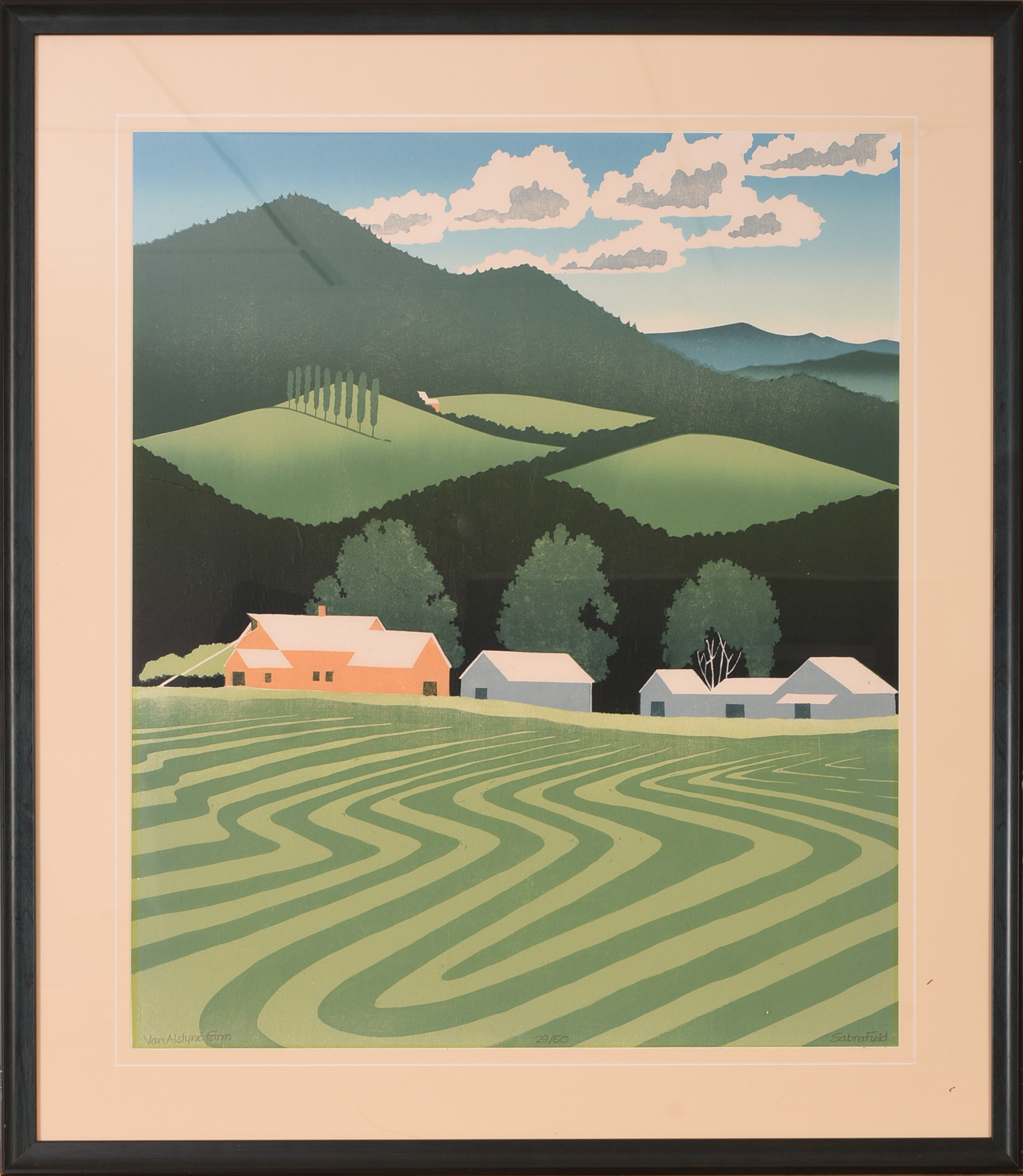 SABRA FIELD. VAN ALSTYNE FARM.
