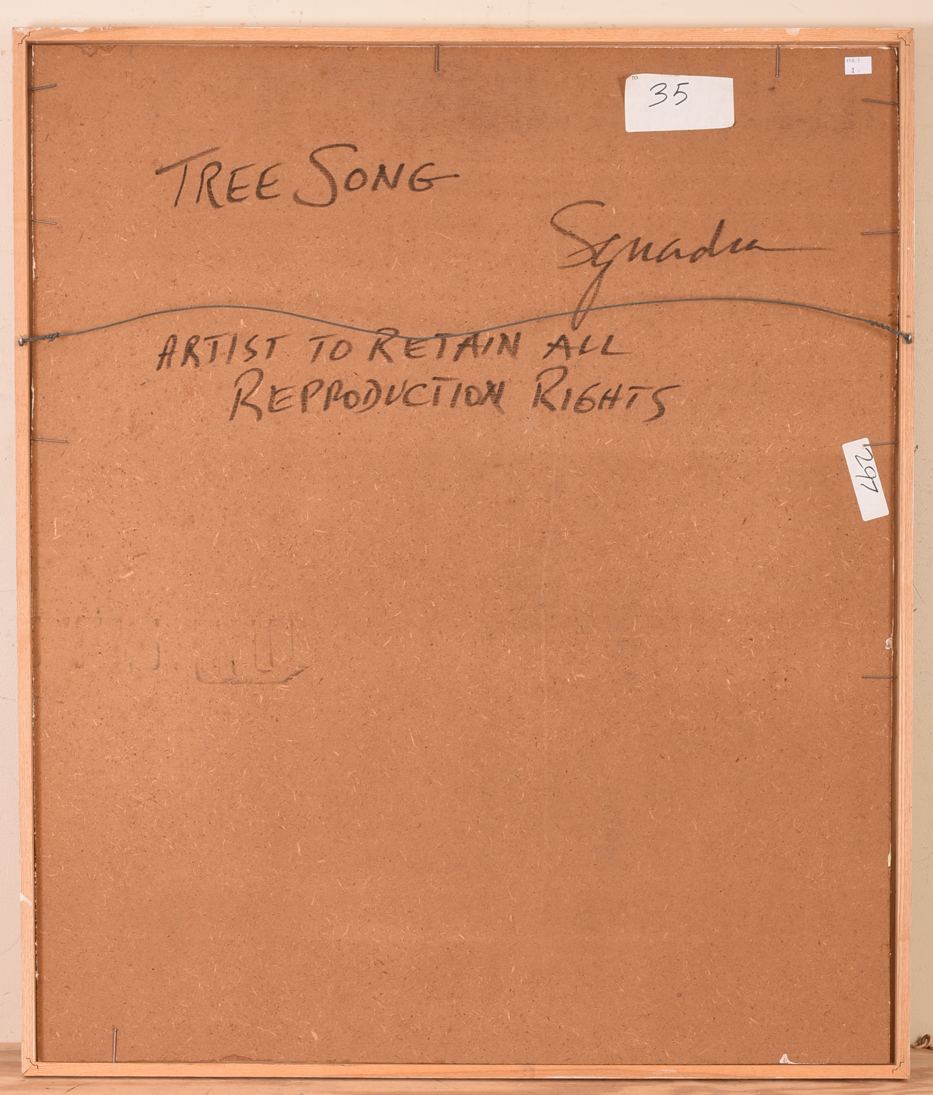 JOHN SQUADRA (B. 1932). TREE SONG.
