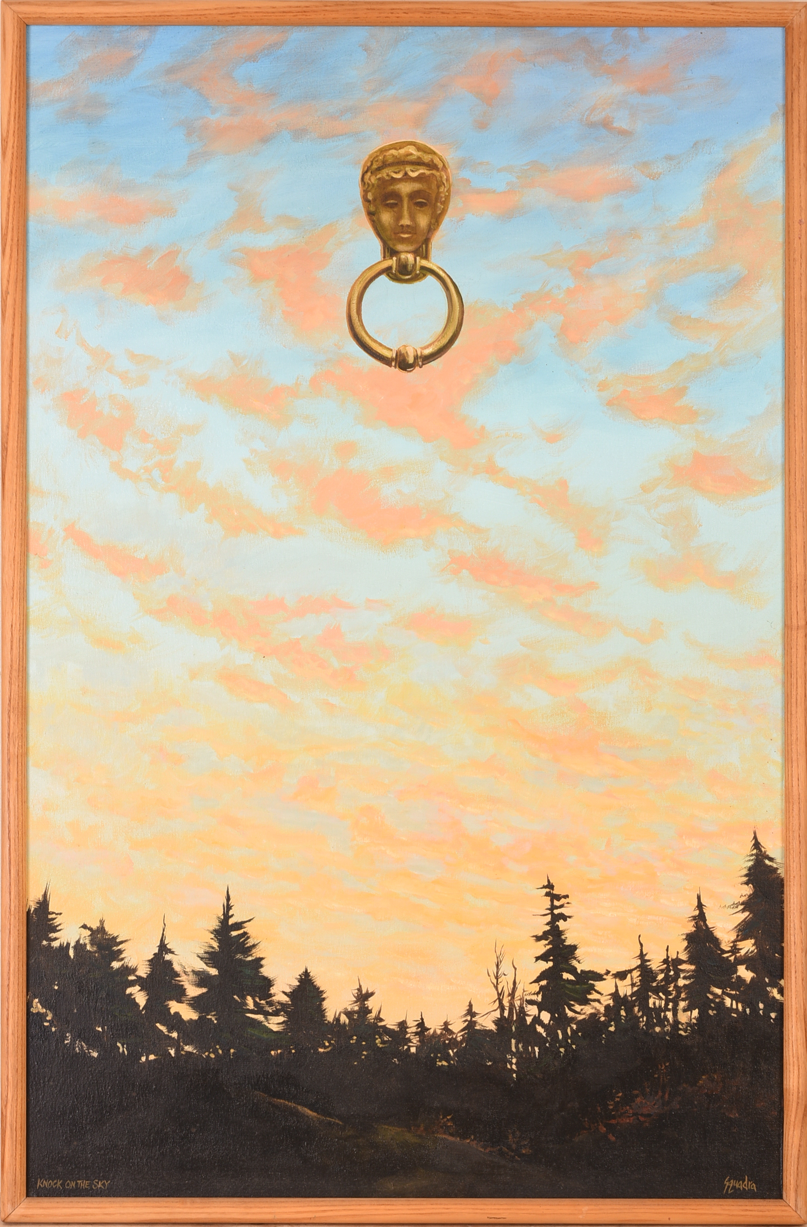 JOHN SQUADRA (B. 1932). KNOCK ON THE SKY.