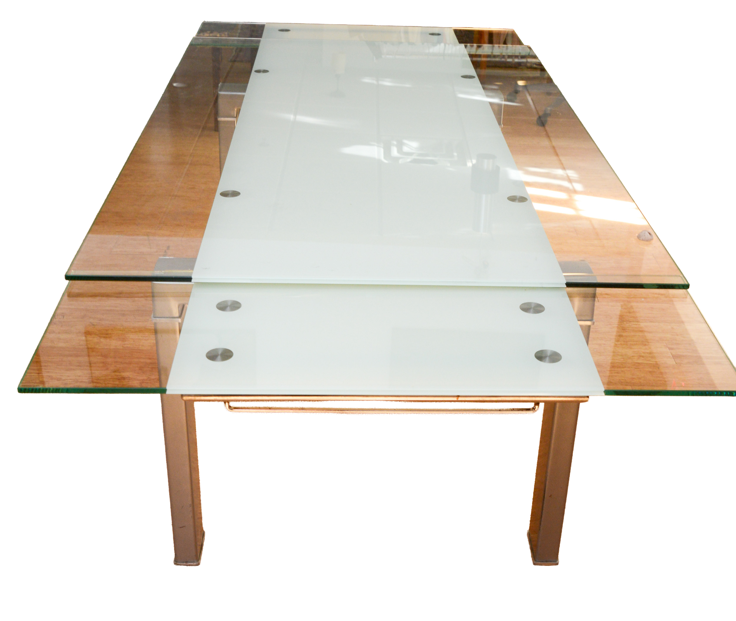 DECOMA DESIGN EXTENDABLE DINING TABLE, STILT MODEL.